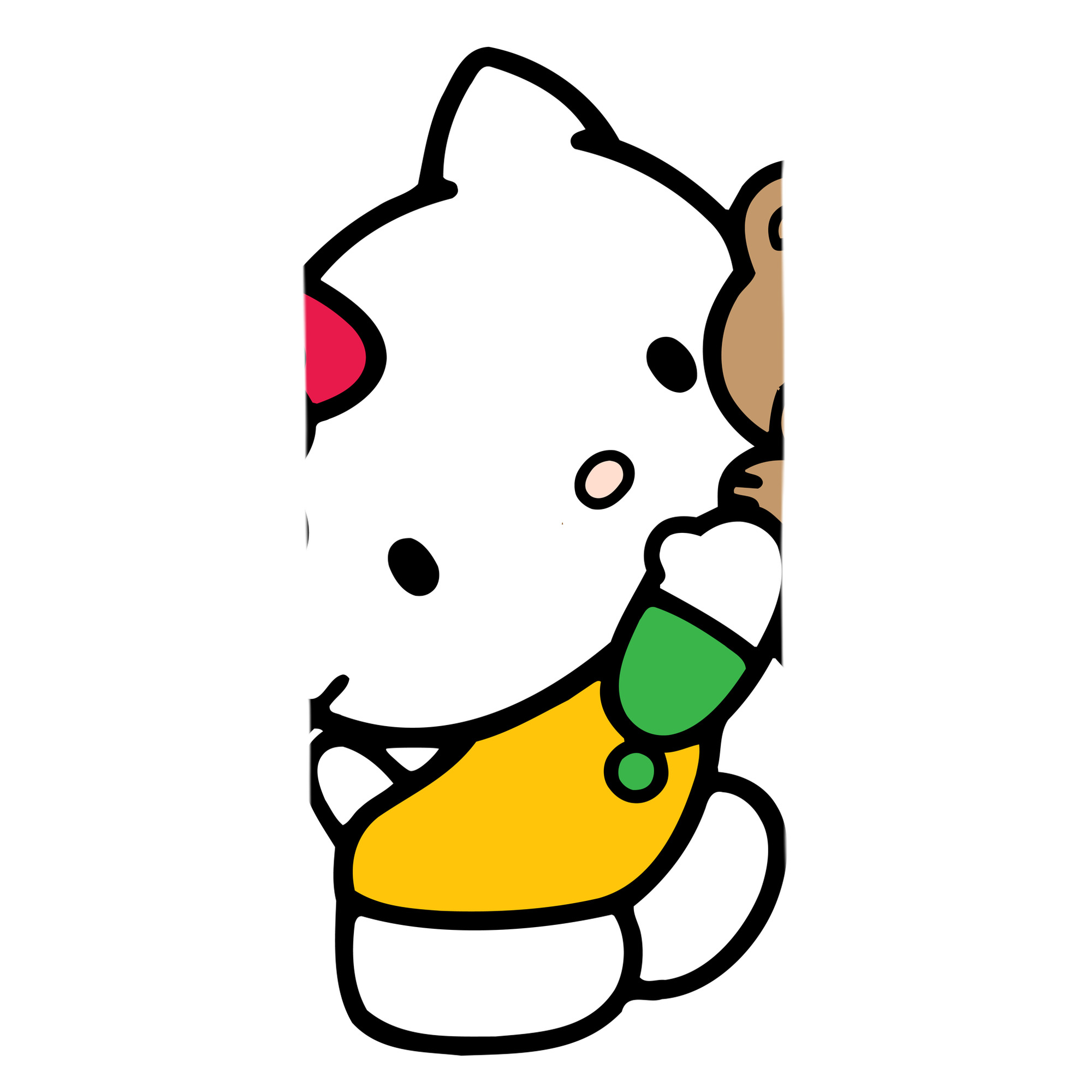 （画像用） Hello Kitty ハローキティ 大判バスタオル 70×140cm 吸水速乾 柔らかい肌触り