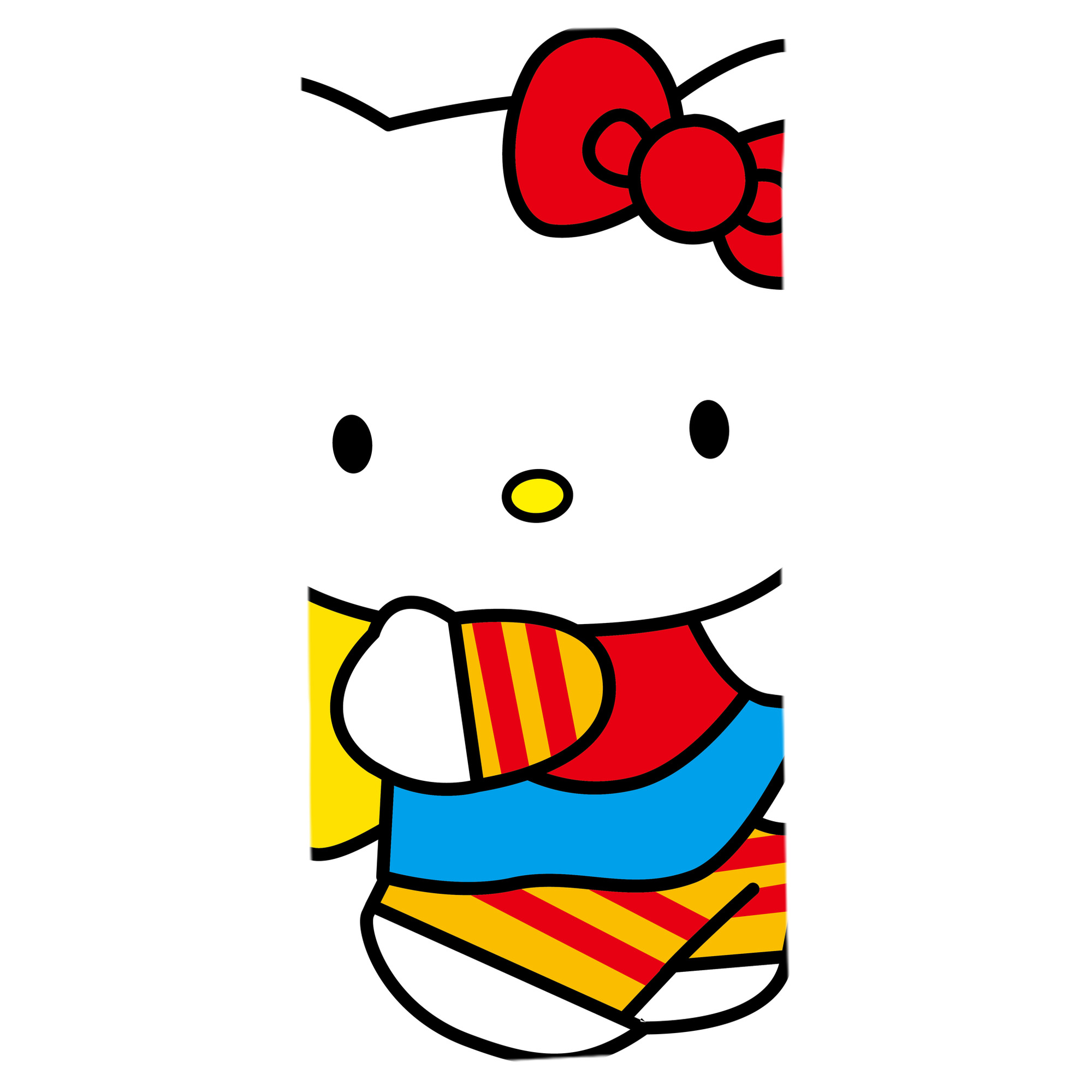 （画像用） Hello Kitty ハローキティ 大判バスタオル 70×140cm 吸水速乾 柔らかい肌触り