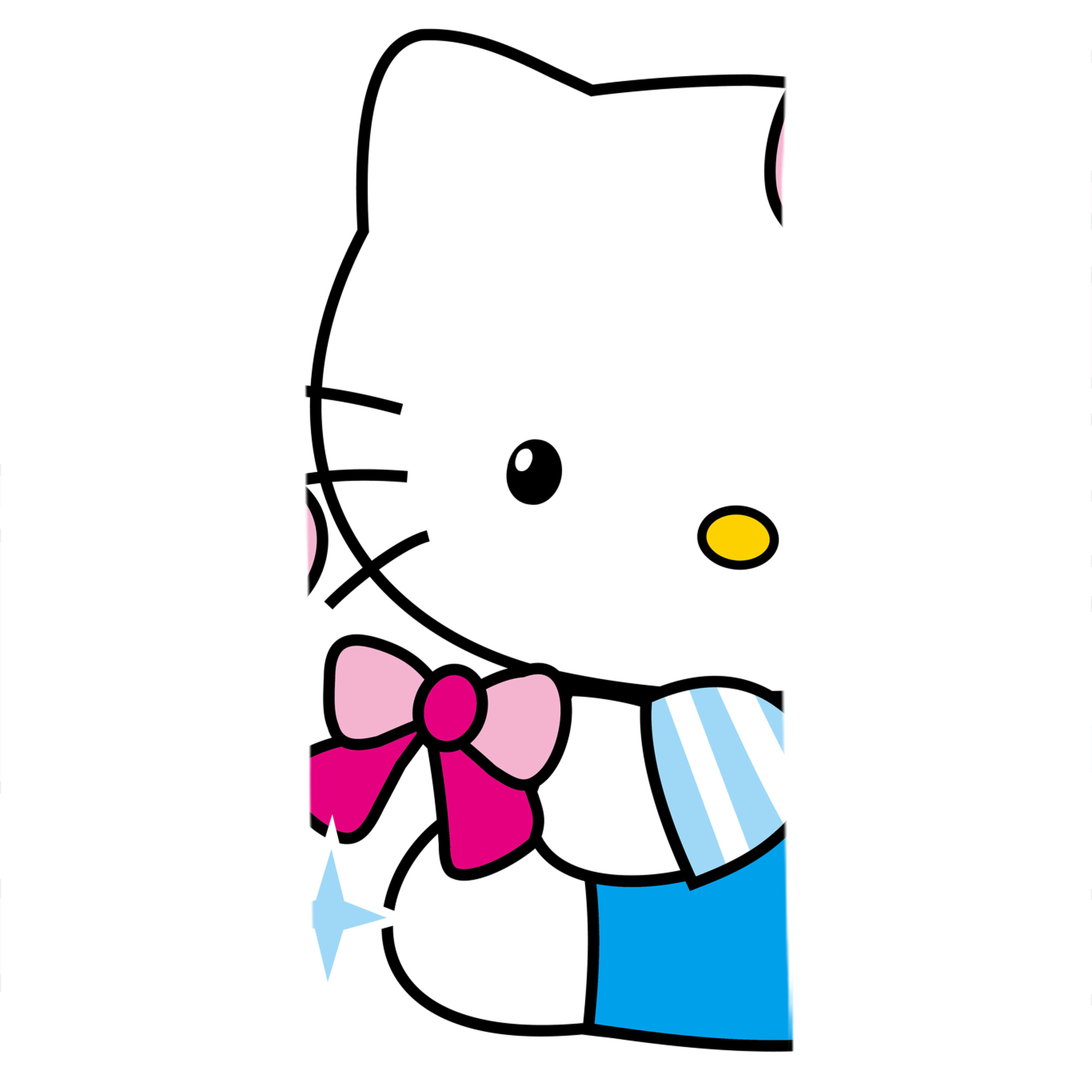 （画像用） Hello Kitty ハローキティ 大判バスタオル 70×140cm 吸水速乾 柔らかい肌触り