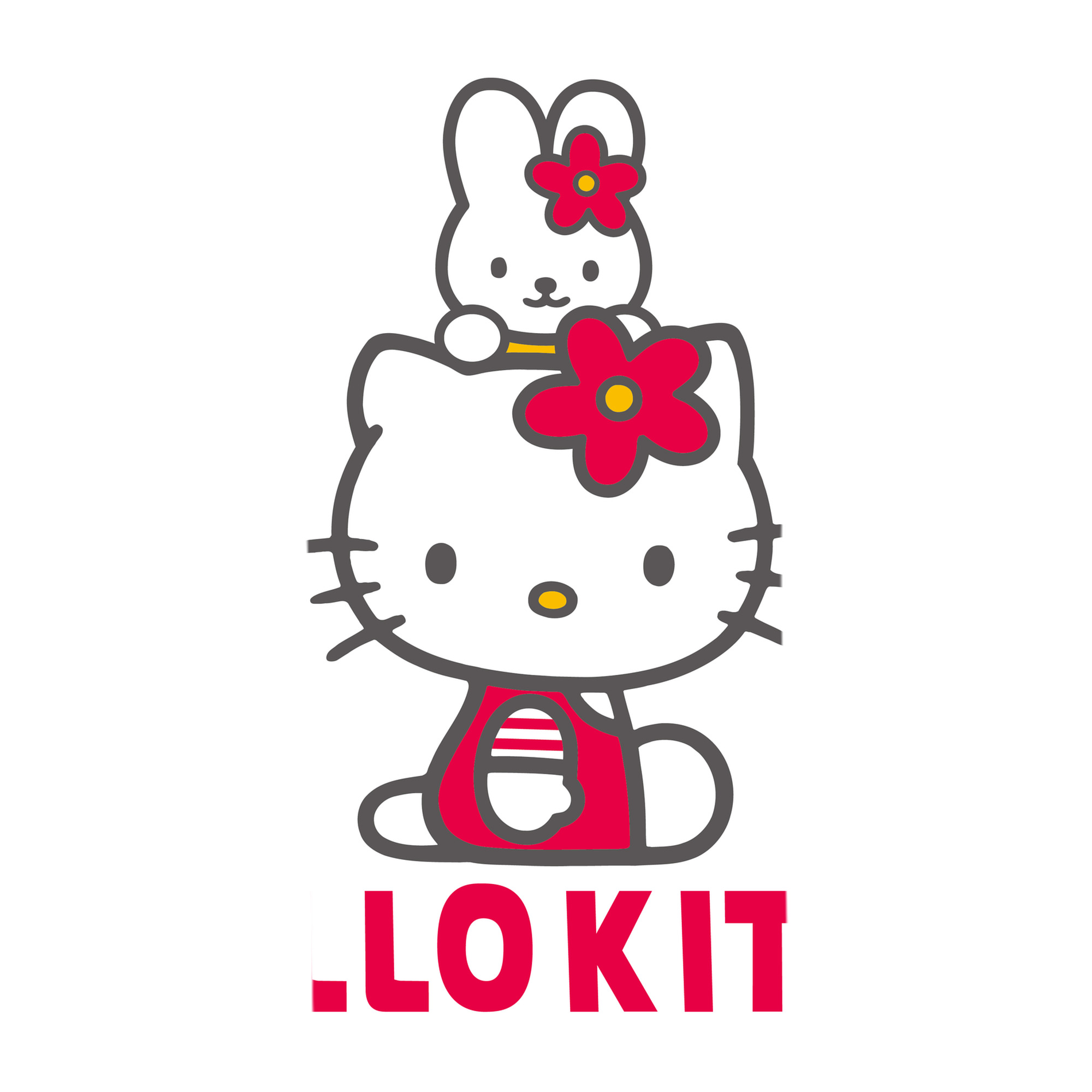 （画像用） Hello Kitty ハローキティ 大判バスタオル 70×140cm 吸水速乾 柔らかい肌触り