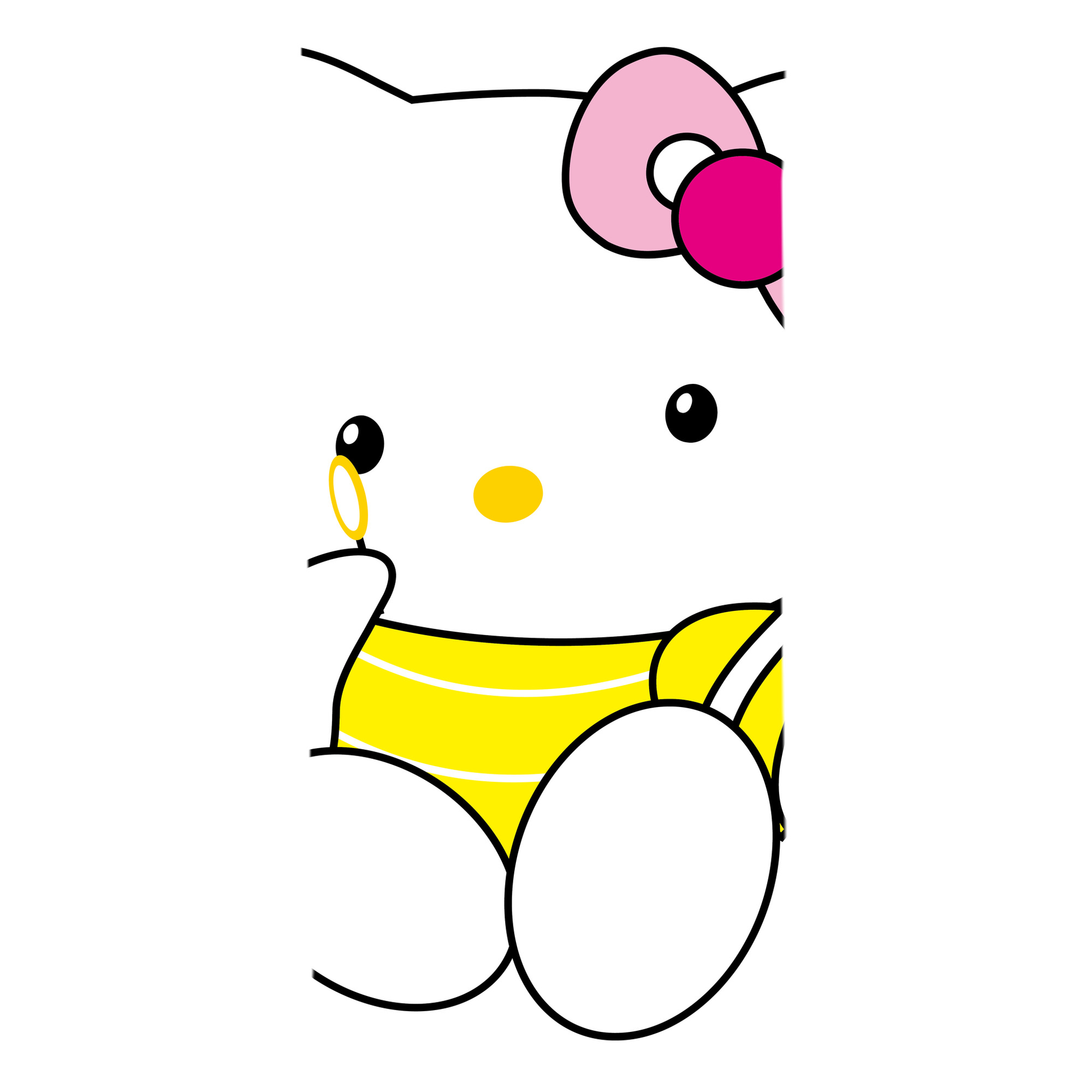 （画像用） Hello Kitty ハローキティ 大判バスタオル 70×140cm 吸水速乾 柔らかい肌触り