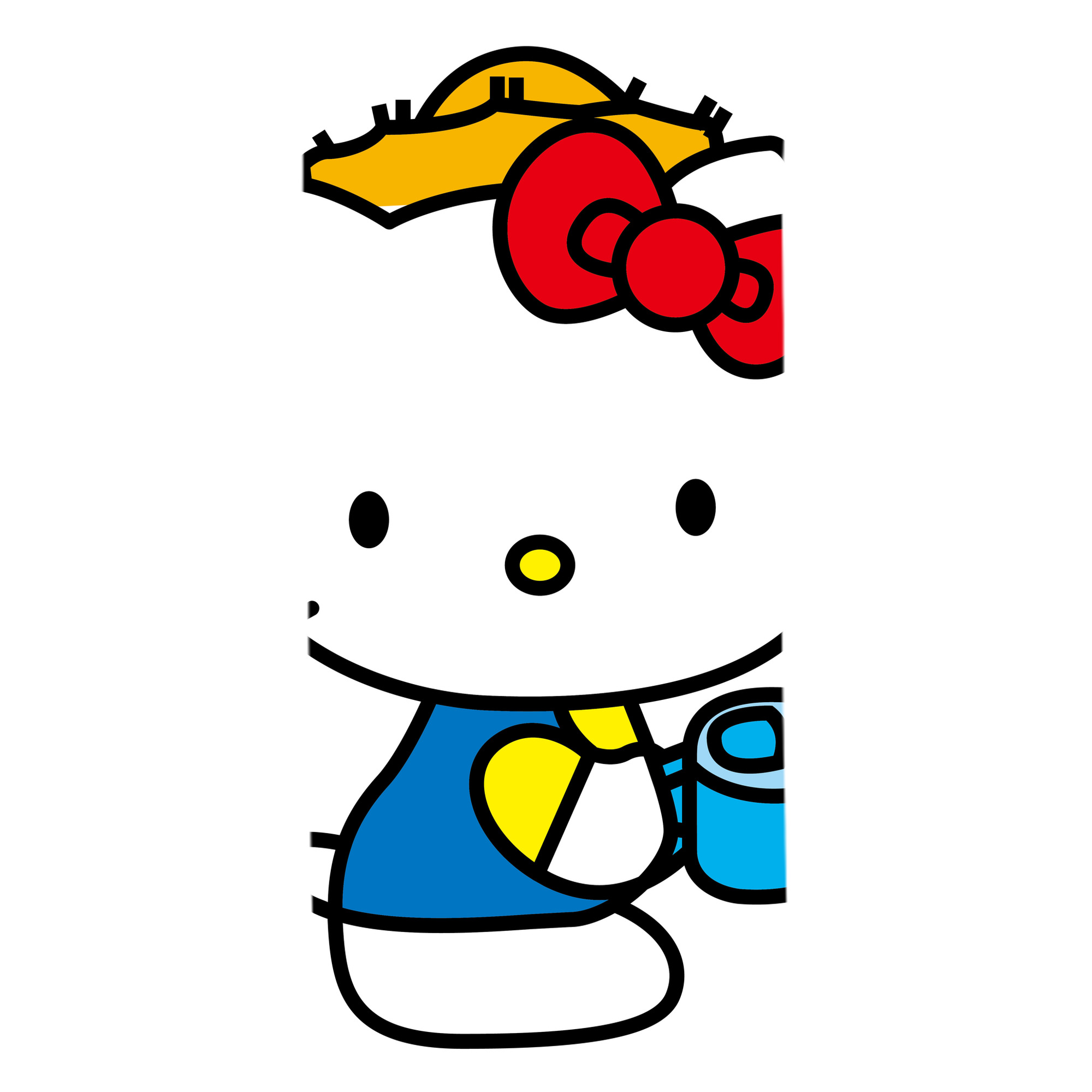 （画像用） Hello Kitty ハローキティ 大判バスタオル 70×140cm 吸水速乾 柔らかい肌触り