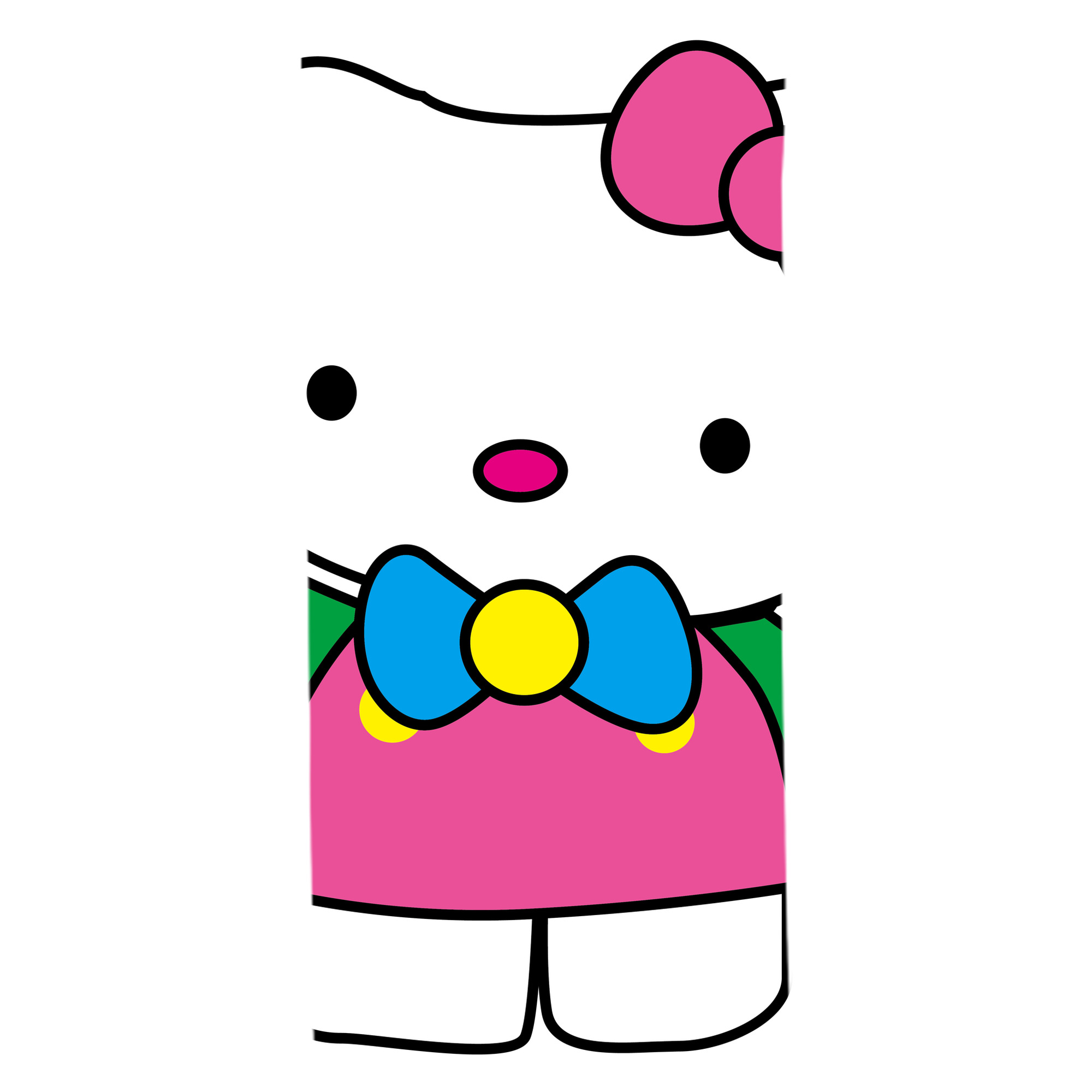 （画像用） Hello Kitty ハローキティ 大判バスタオル 70×140cm 吸水速乾 柔らかい肌触り
