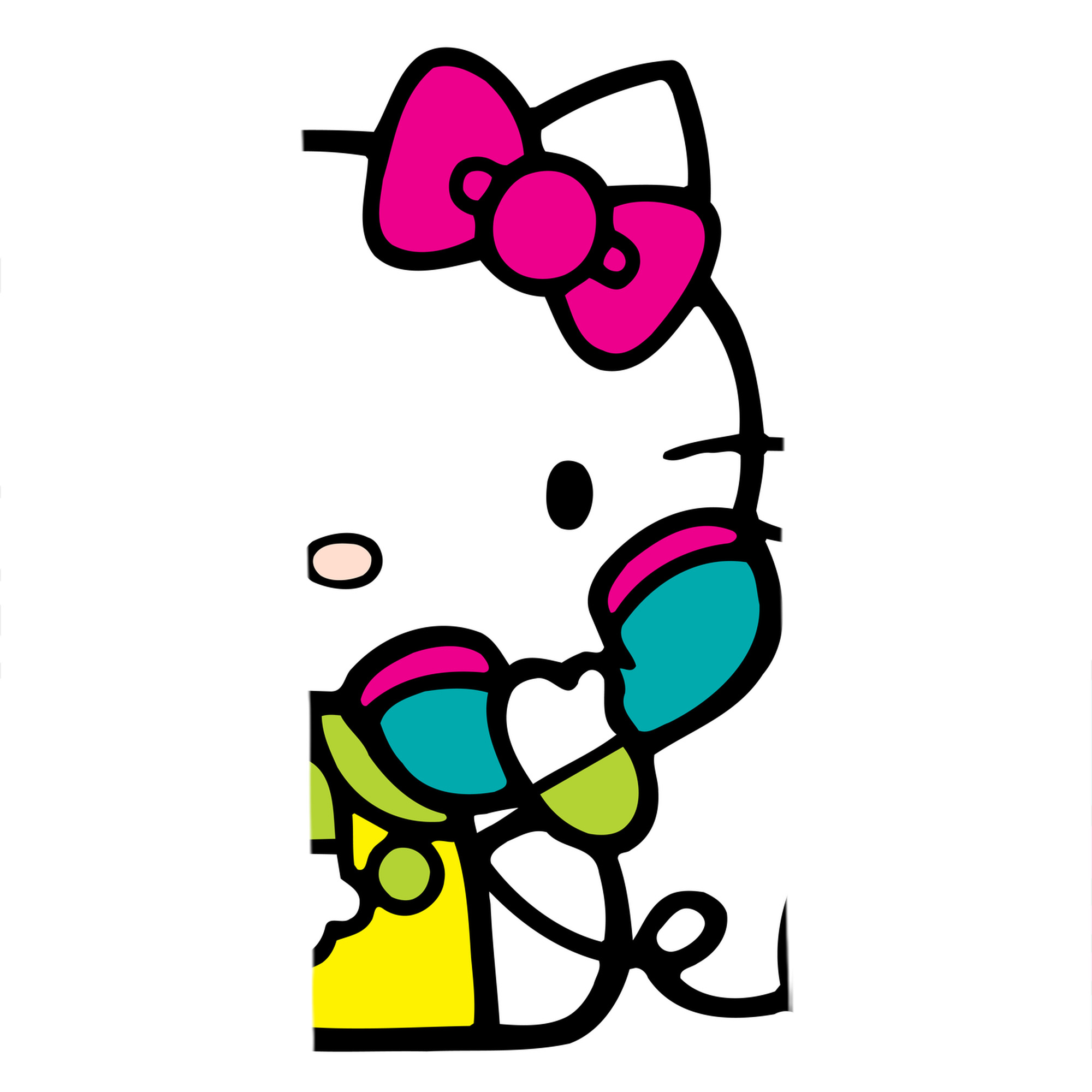 （画像用） Hello Kitty ハローキティ 大判バスタオル 70×140cm 吸水速乾 柔らかい肌触り