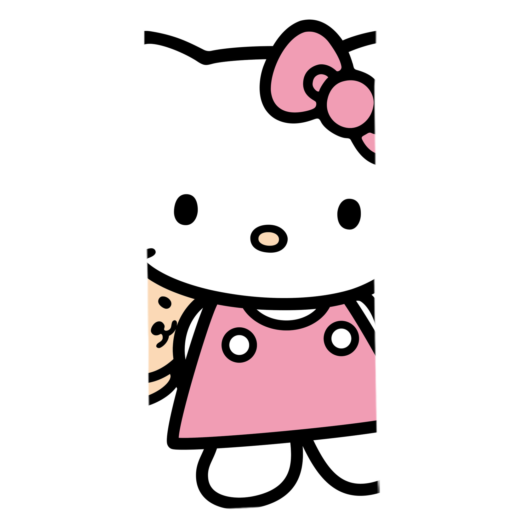 （画像用） Hello Kitty ハローキティ 大判バスタオル 70×140cm 吸水速乾 柔らかい肌触り