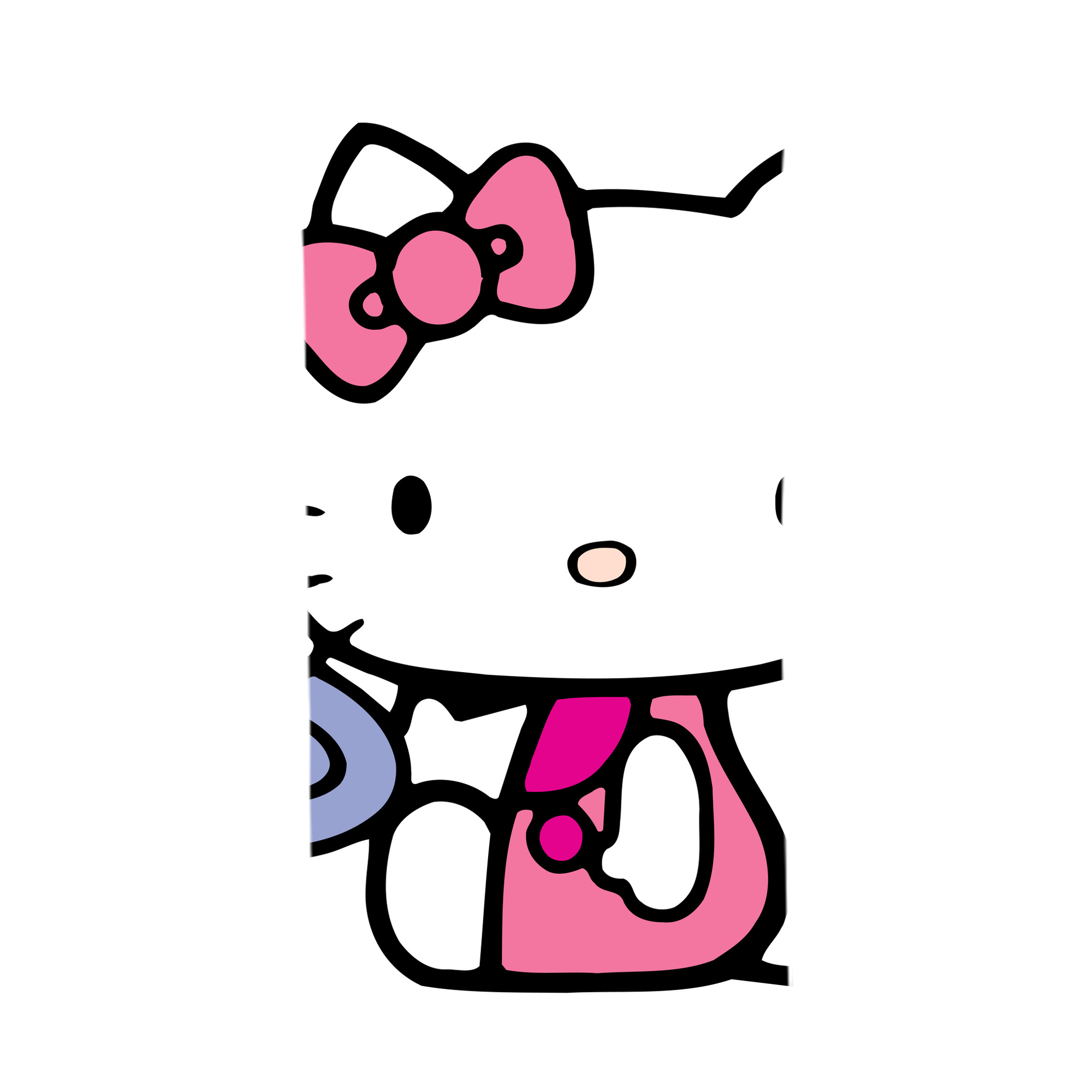 （画像用） Hello Kitty ハローキティ 大判バスタオル 70×140cm 吸水速乾 柔らかい肌触り