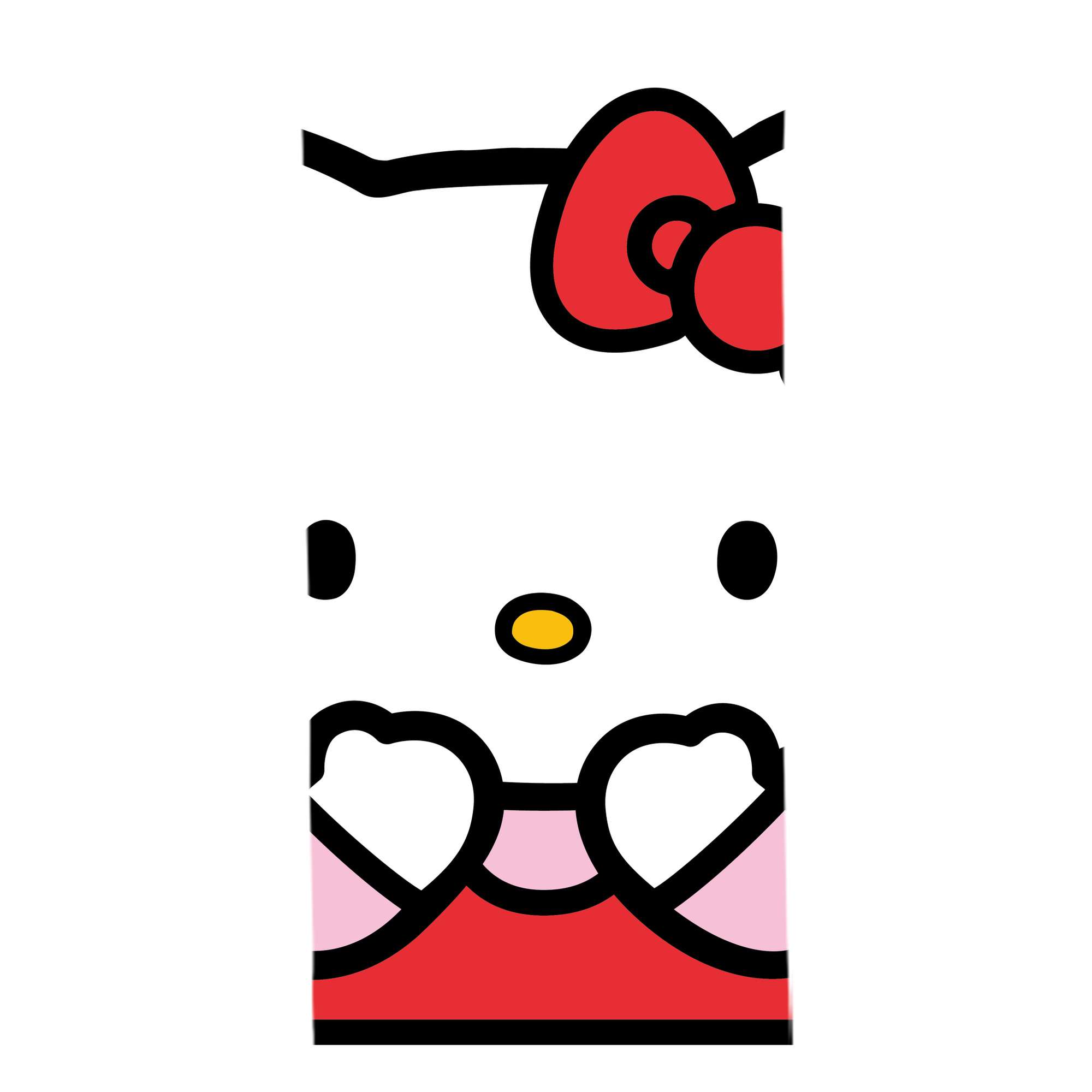 （画像用） Hello Kitty ハローキティ 大判バスタオル 70×140cm 吸水速乾 柔らかい肌触り
