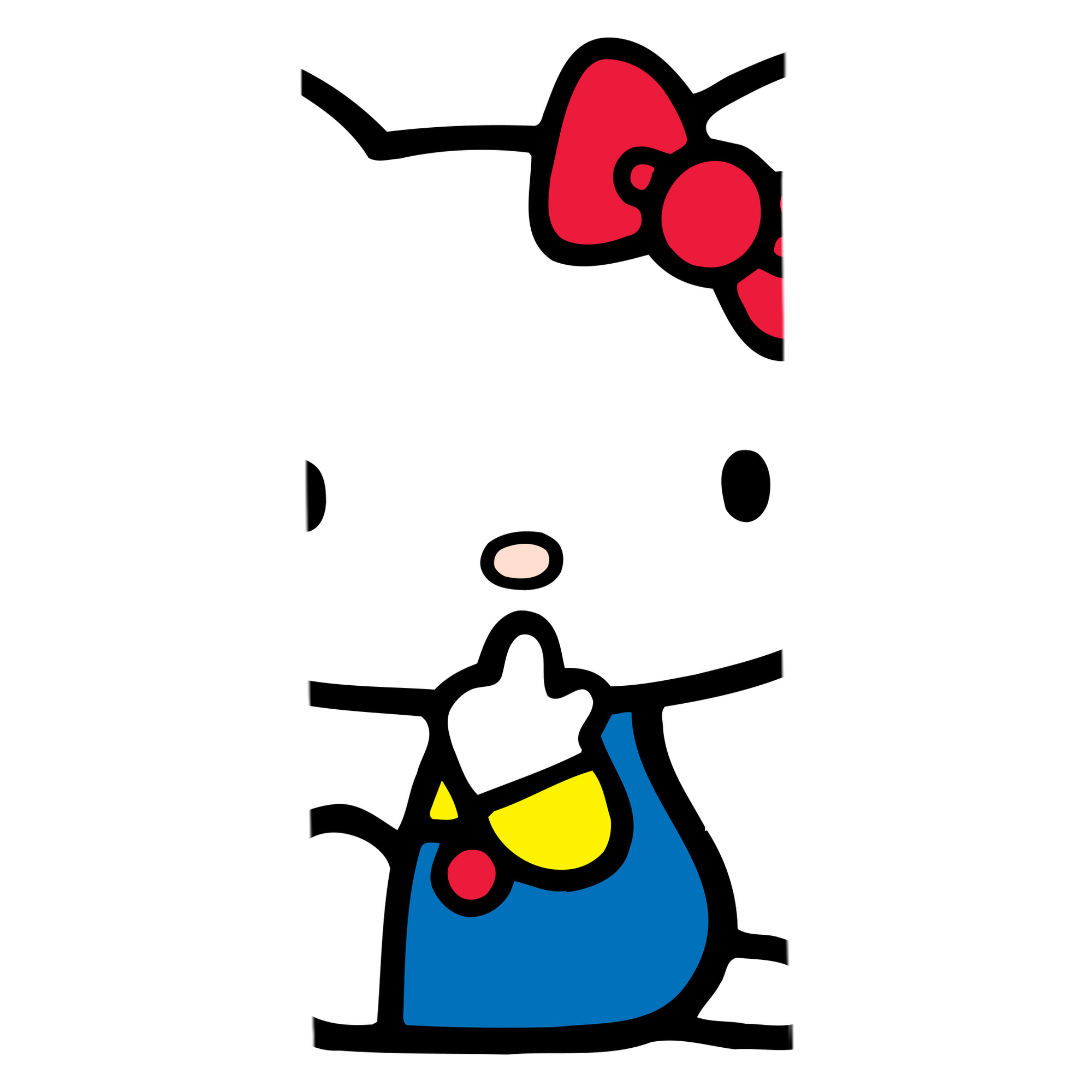 （画像用） Hello Kitty ハローキティ 大判バスタオル 70×140cm 吸水速乾 柔らかい肌触り