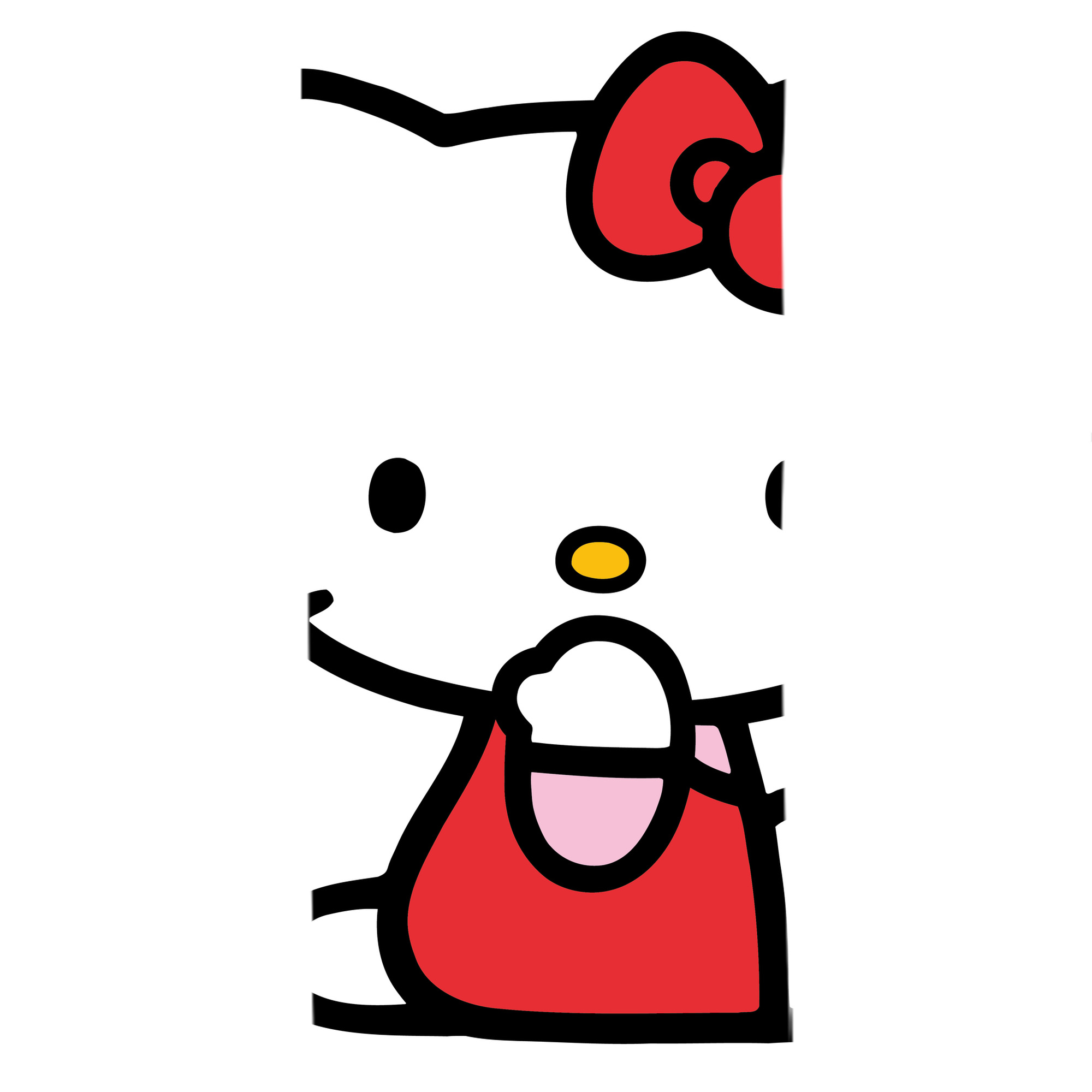 （画像用） Hello Kitty ハローキティ 大判バスタオル 70×140cm 吸水速乾 柔らかい肌触り