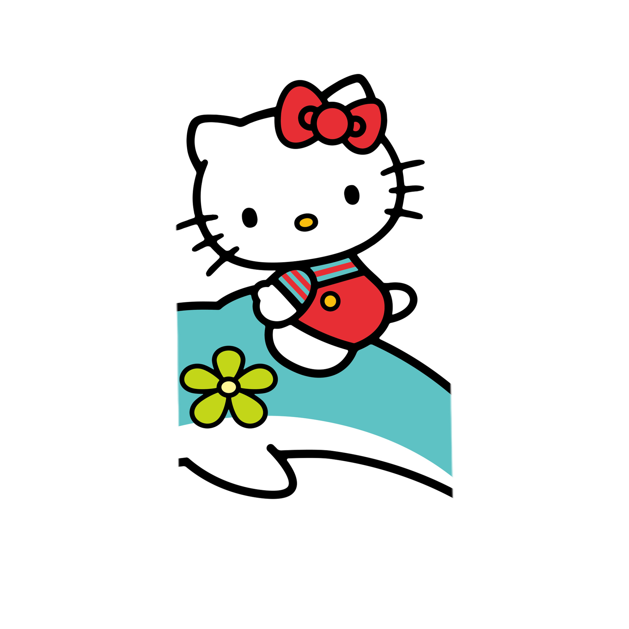 （画像用） Hello Kitty ハローキティ 大判バスタオル 70×140cm 吸水速乾 柔らかい肌触り