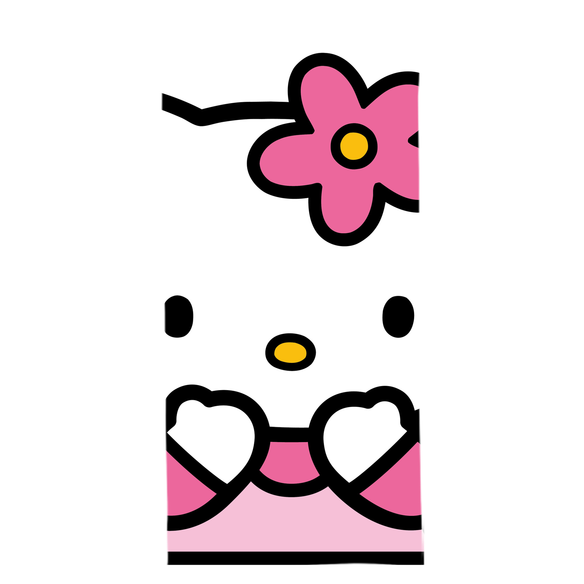 （画像用） Hello Kitty ハローキティ 大判バスタオル 70×140cm 吸水速乾 柔らかい肌触り