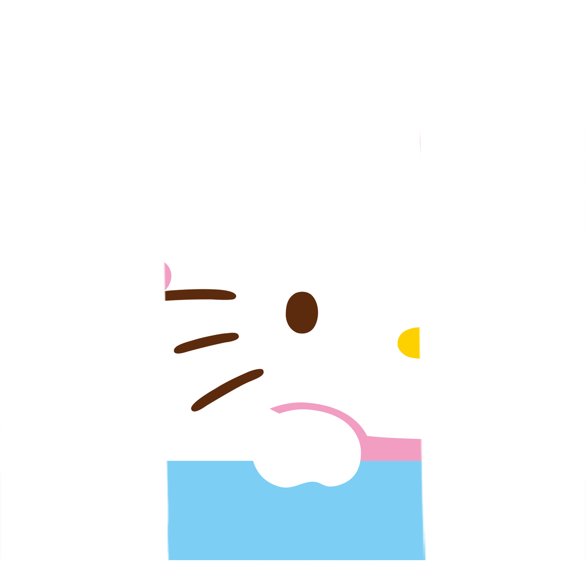 （画像用） Hello Kitty ハローキティ 大判バスタオル 70×140cm 吸水速乾 柔らかい肌触り