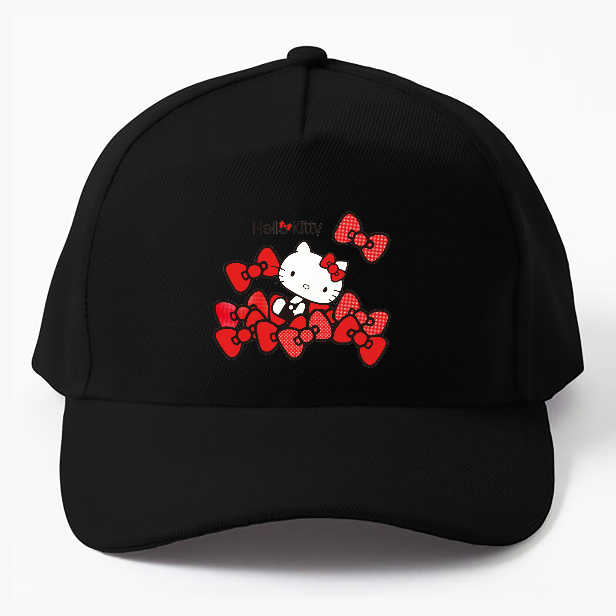 （画像用） Hello Kitty ハローキティ ベースボールキャップ 綿100％ 男女兼用 帽子 スポーツ