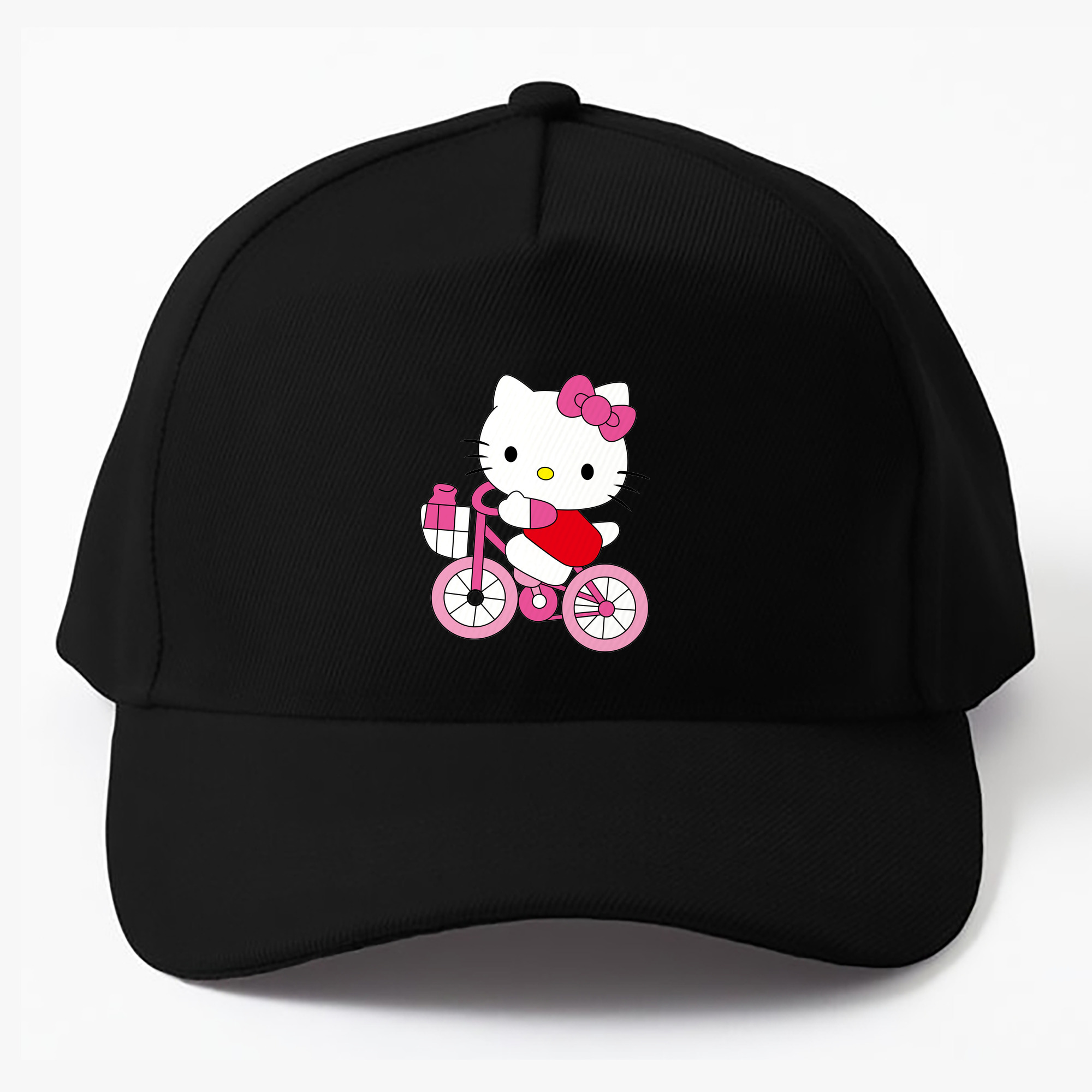 （画像用） Hello Kitty ハローキティ ベースボールキャップ 綿100％ 男女兼用 帽子 スポーツ