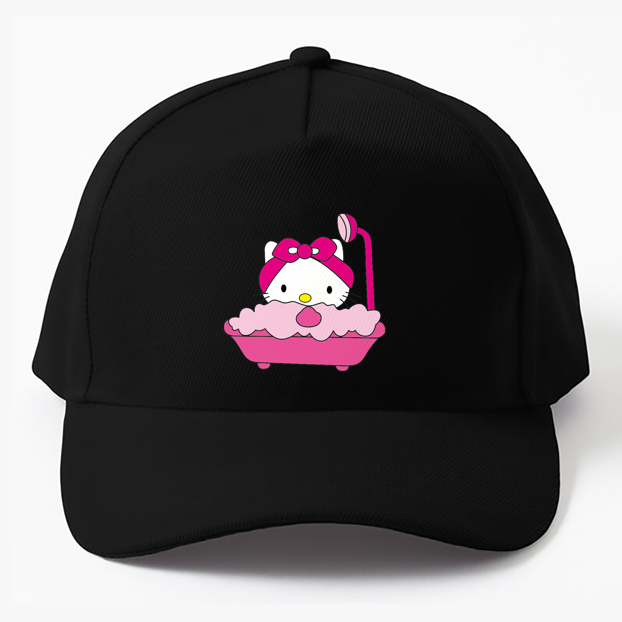（画像用） Hello Kitty ハローキティ ベースボールキャップ 綿100％ 男女兼用 帽子 スポーツ