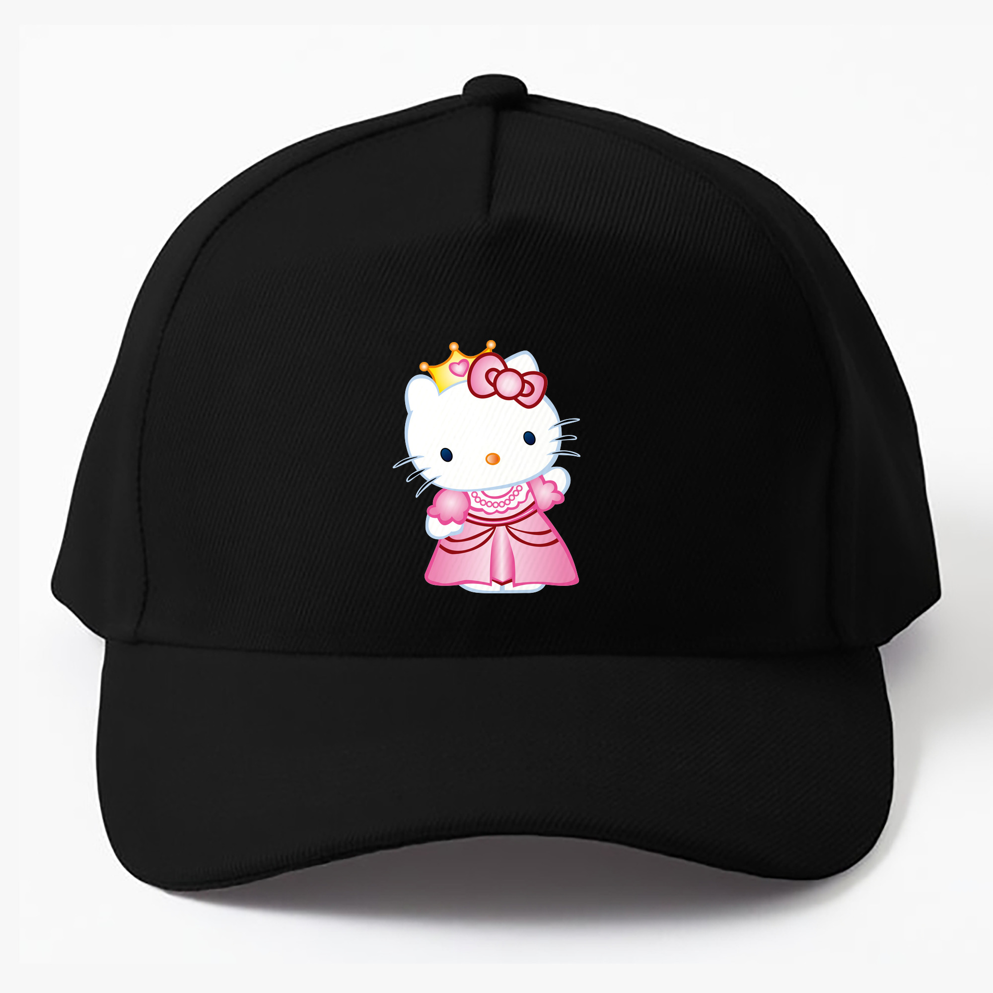 （画像用） Hello Kitty ハローキティ ベースボールキャップ 綿100％ 男女兼用 帽子 スポーツ