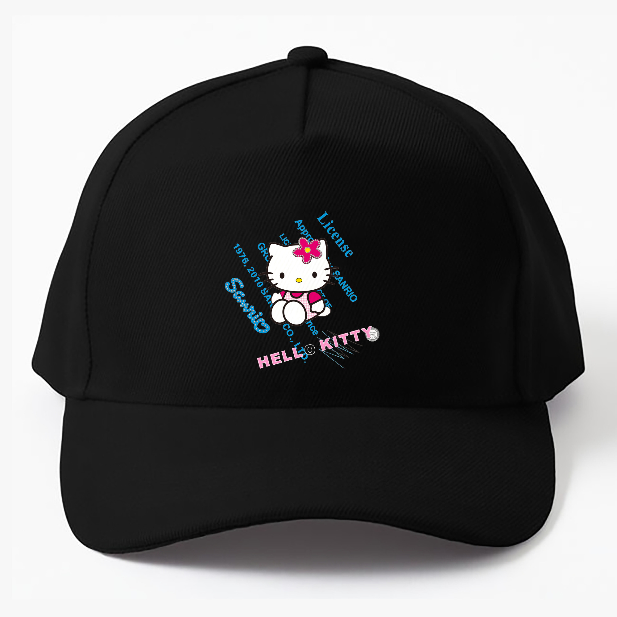 （画像用） Hello Kitty ハローキティ ベースボールキャップ 綿100％ 男女兼用 帽子 スポーツ
