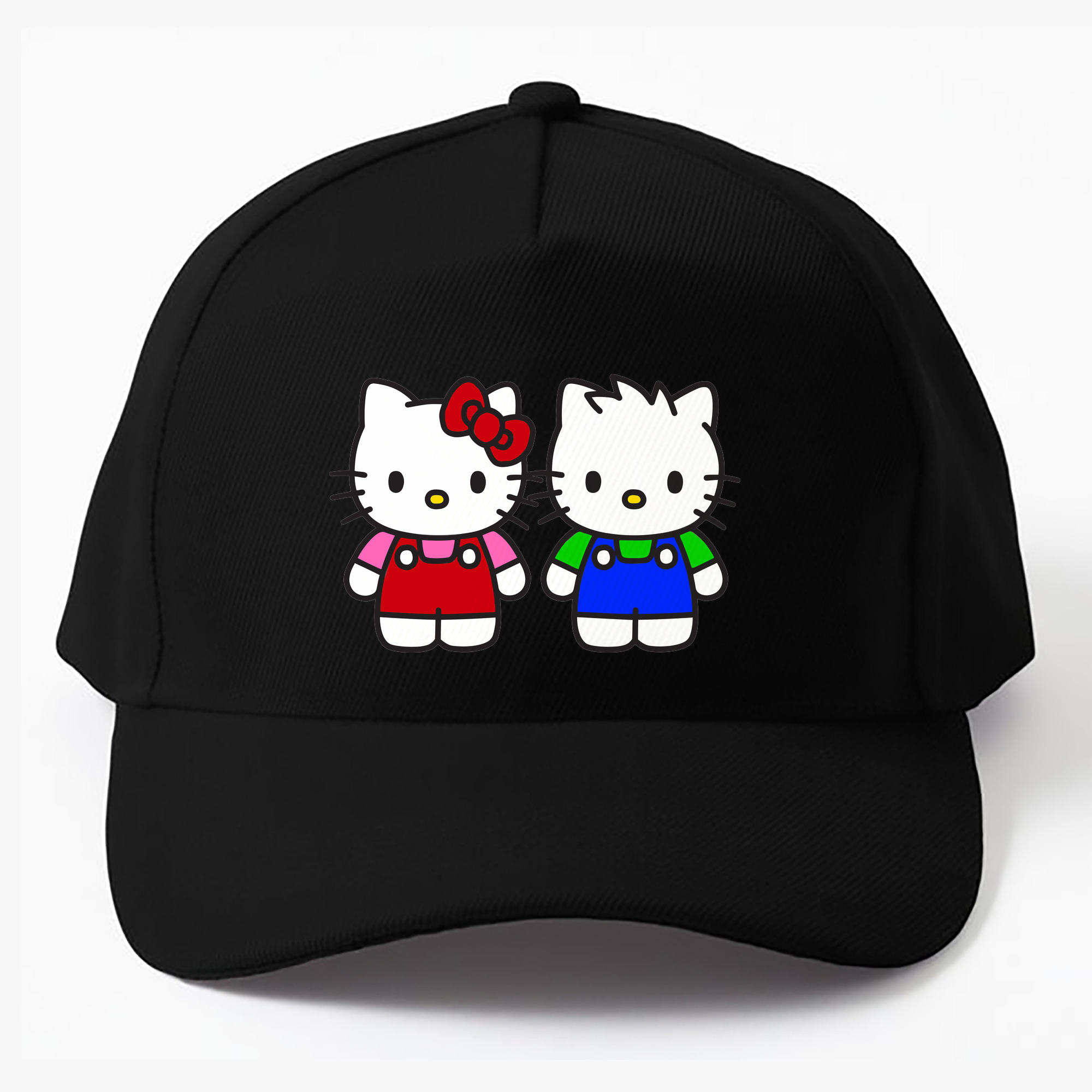 （画像用） Hello Kitty ハローキティ ベースボールキャップ 綿100％ 男女兼用 帽子 スポーツ