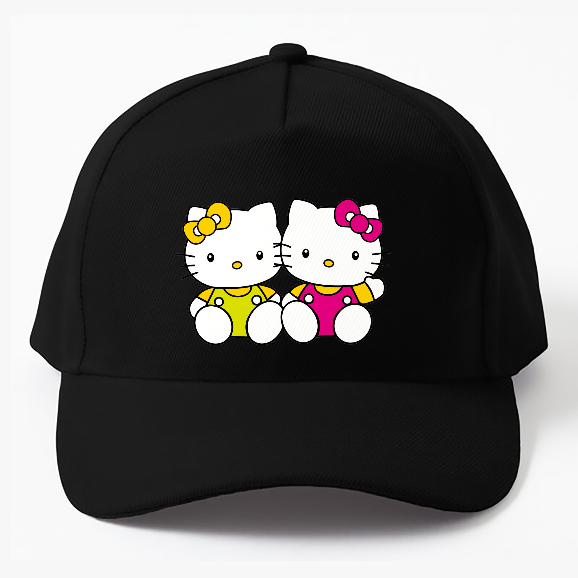 （画像用） Hello Kitty ハローキティ ベースボールキャップ 綿100％ 男女兼用 帽子 スポーツ