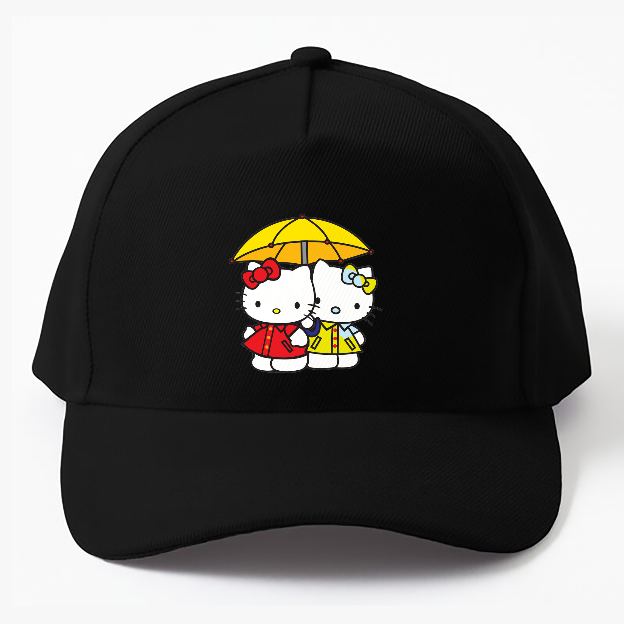 （画像用） Hello Kitty ハローキティ ベースボールキャップ 綿100％ 男女兼用 帽子 スポーツ