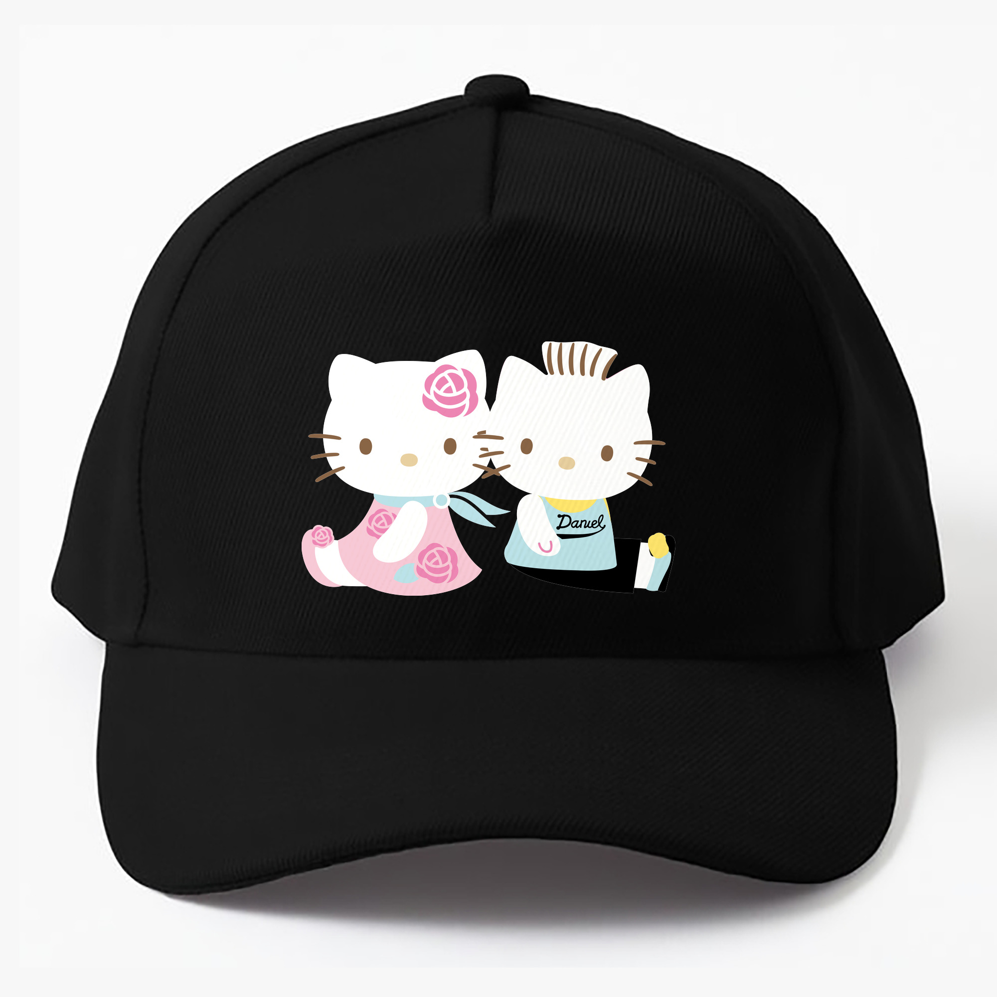 （画像用） Hello Kitty ハローキティ ベースボールキャップ 綿100％ 男女兼用 帽子 スポーツ