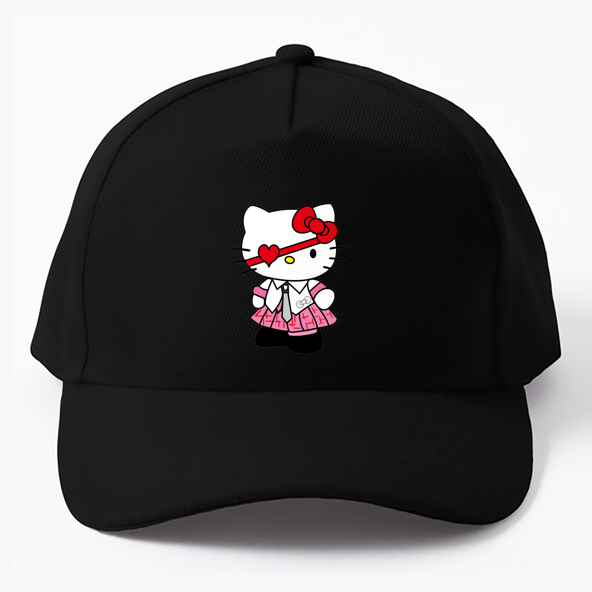 （画像用） Hello Kitty ハローキティ ベースボールキャップ 綿100％ 男女兼用 帽子 スポーツ