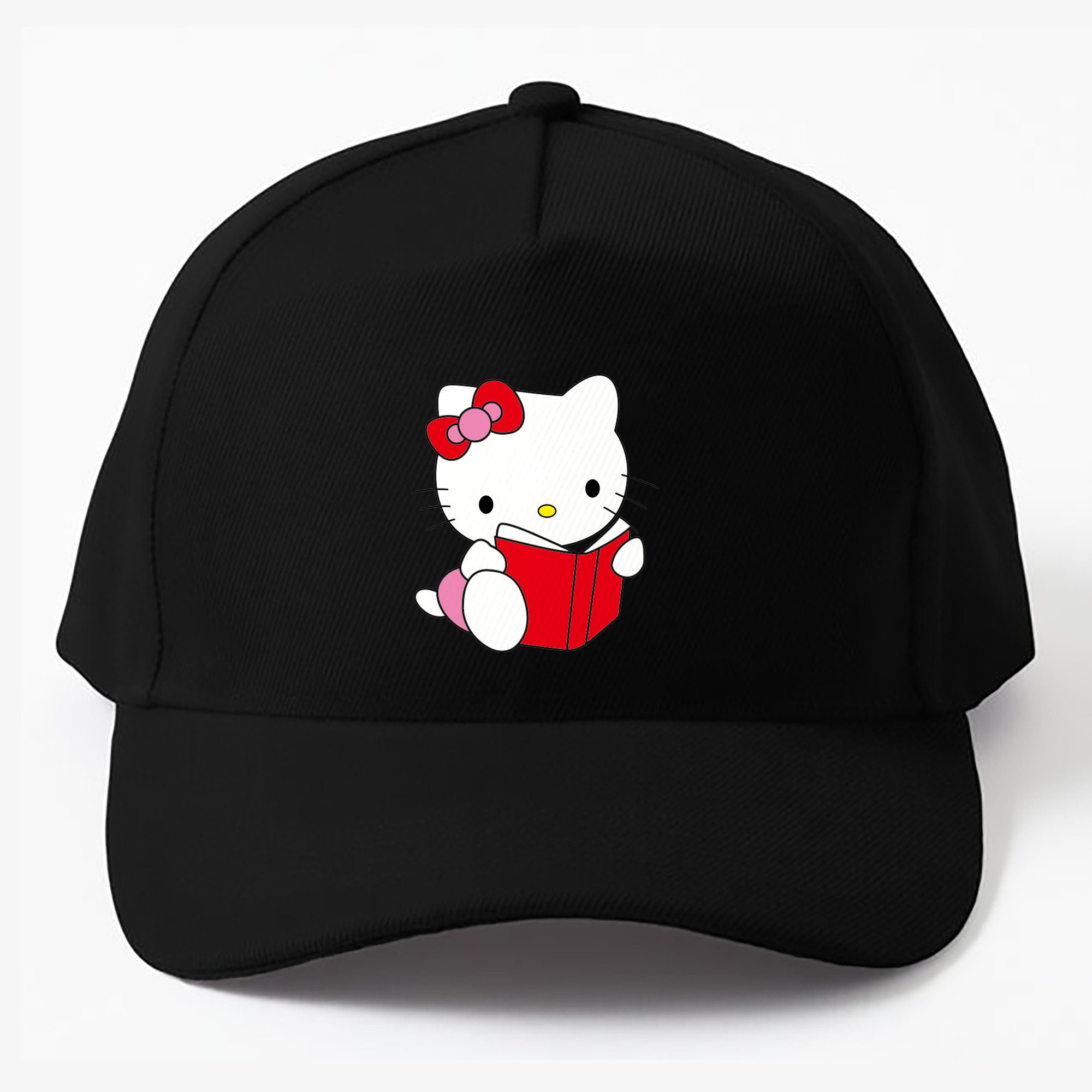 （画像用） Hello Kitty ハローキティ ベースボールキャップ 綿100％ 男女兼用 帽子 スポーツ