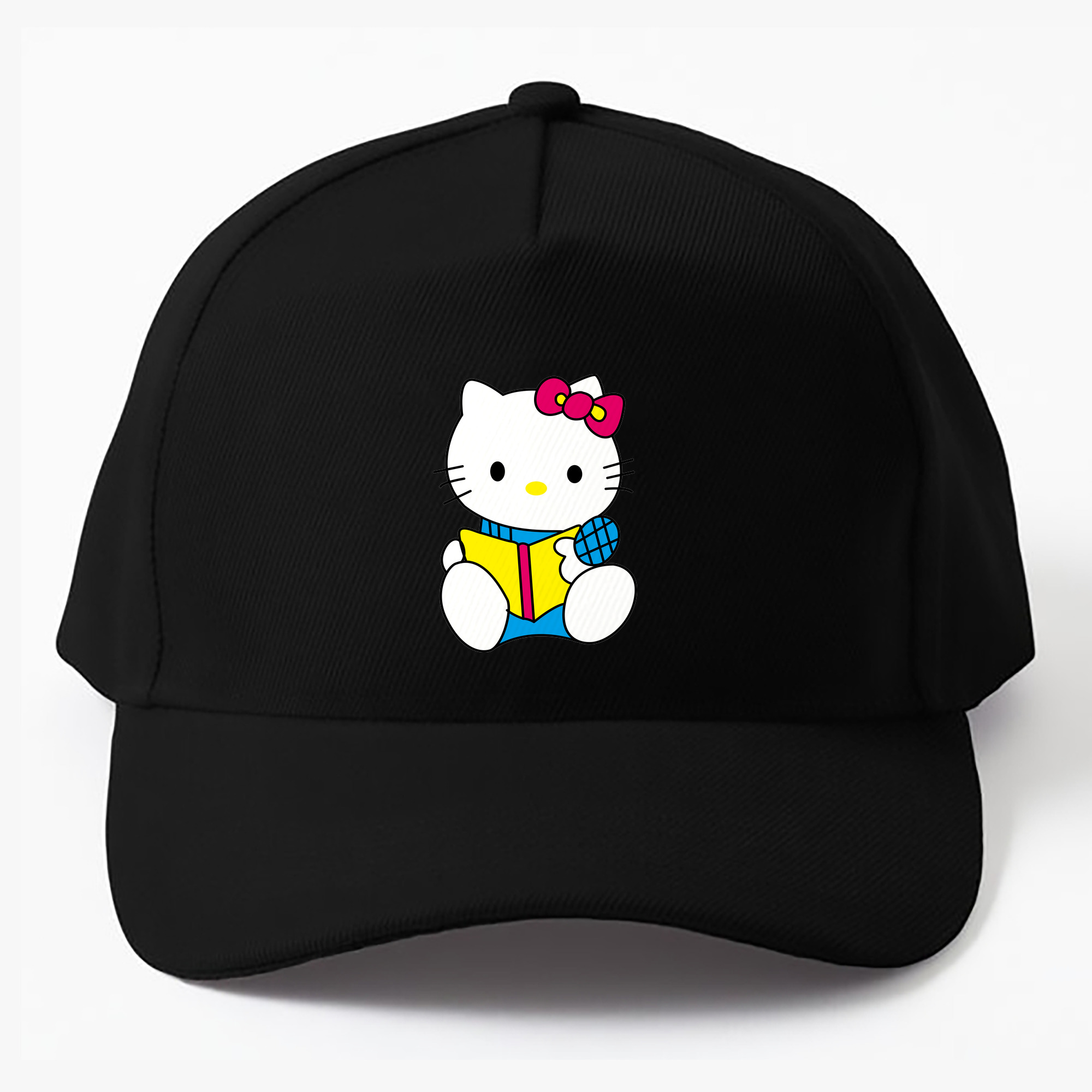（画像用） Hello Kitty ハローキティ ベースボールキャップ 綿100％ 男女兼用 帽子 スポーツ
