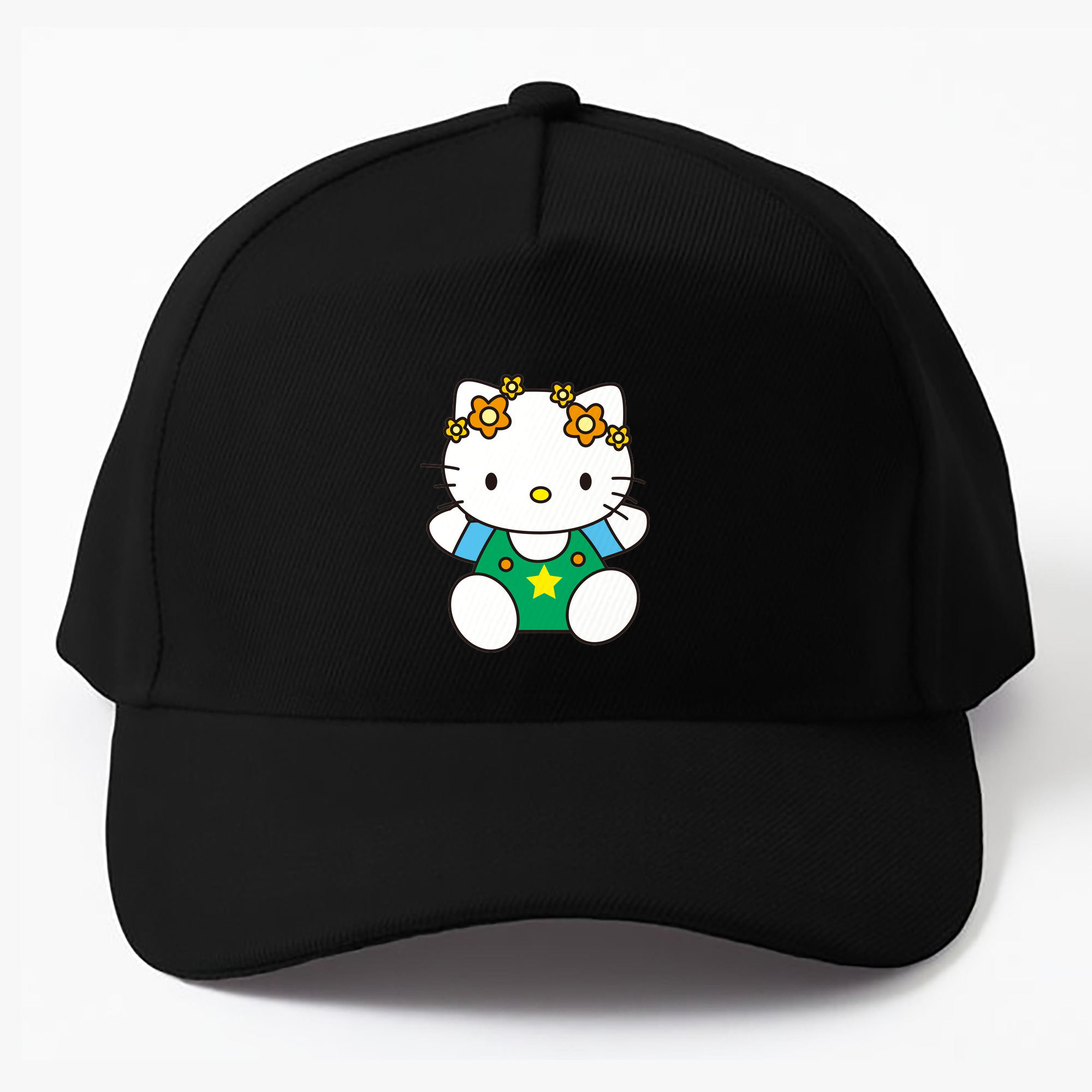 （画像用） Hello Kitty ハローキティ ベースボールキャップ 綿100％ 男女兼用 帽子 スポーツ