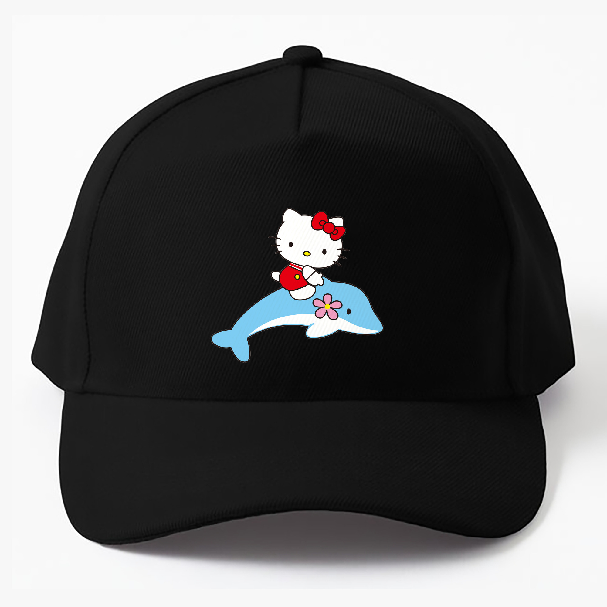 （画像用） Hello Kitty ハローキティ ベースボールキャップ 綿100％ 男女兼用 帽子 スポーツ