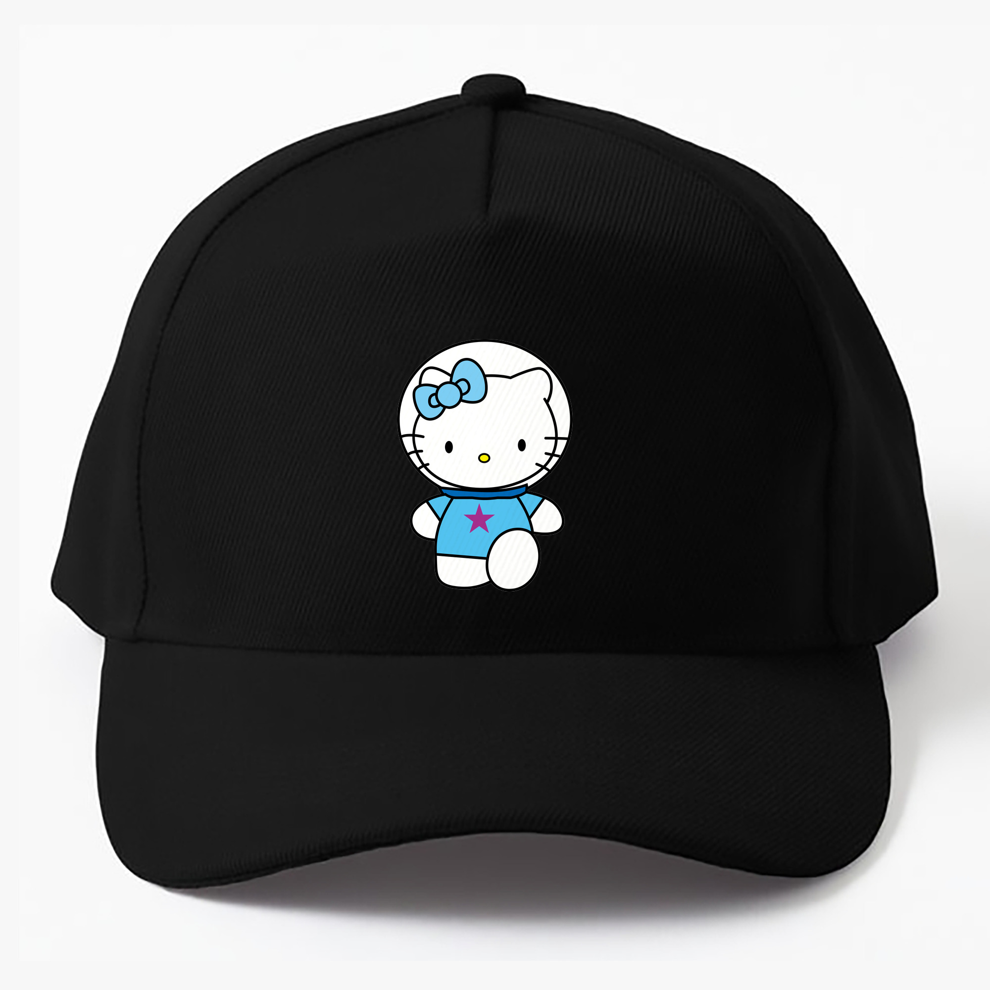 （画像用） Hello Kitty ハローキティ ベースボールキャップ 綿100％ 男女兼用 帽子 スポーツ