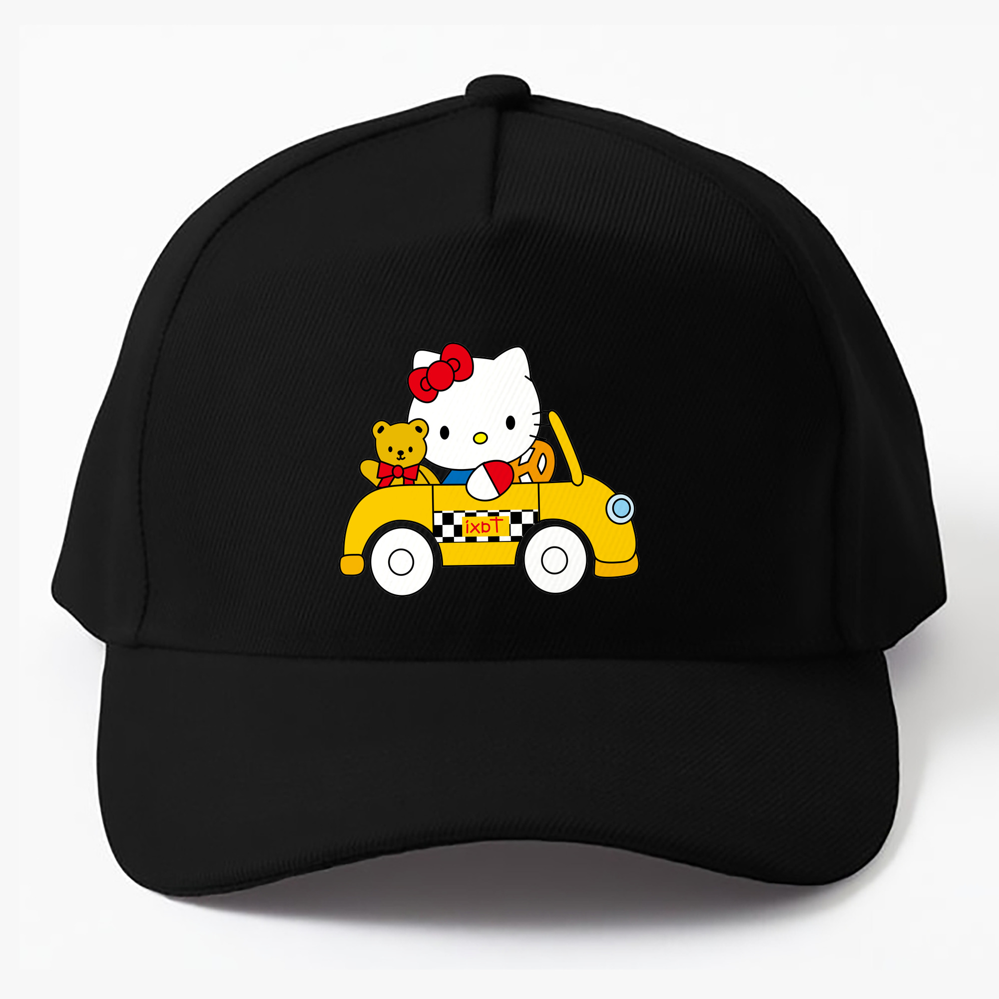 （画像用） Hello Kitty ハローキティ ベースボールキャップ 綿100％ 男女兼用 帽子 スポーツ