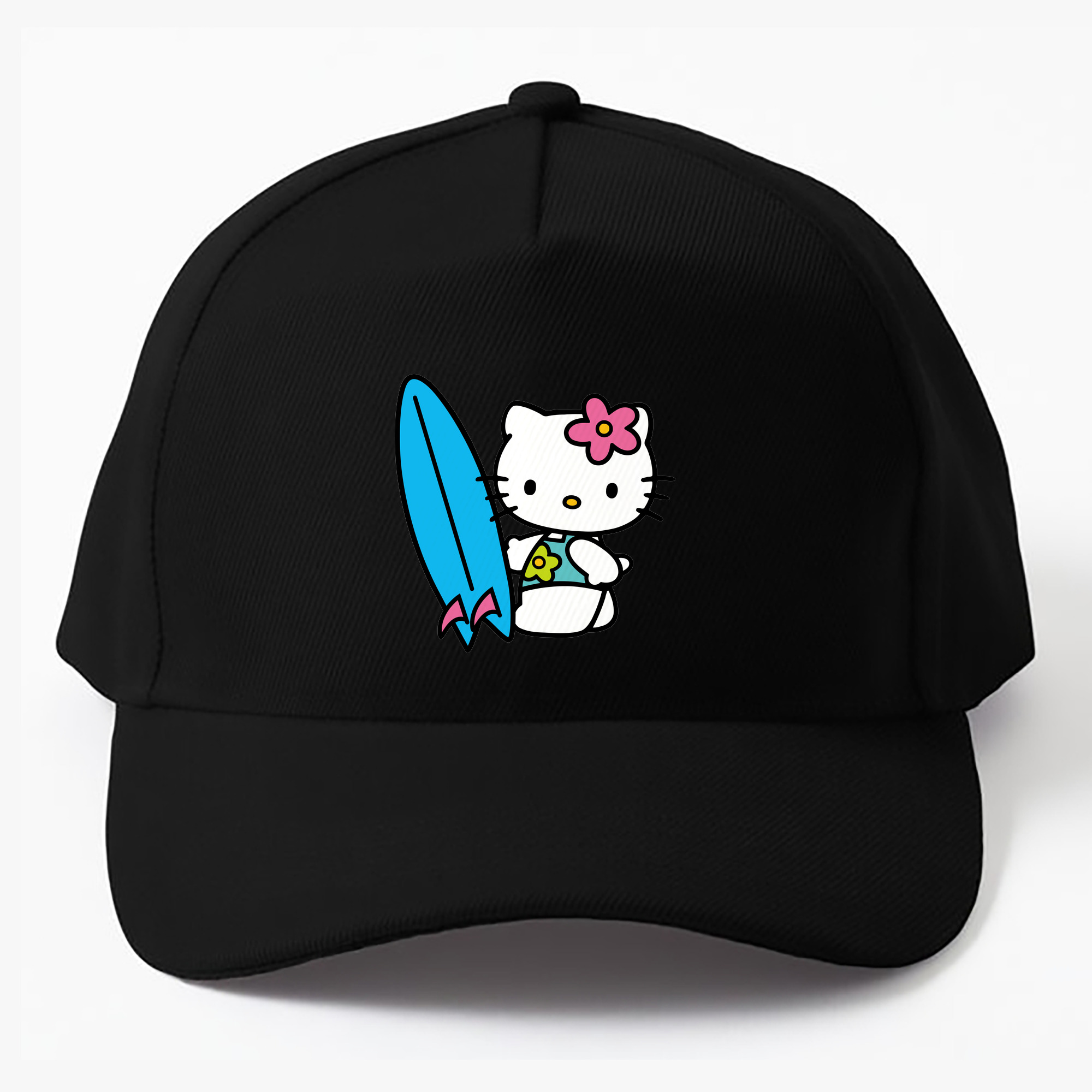 （画像用） Hello Kitty ハローキティ ベースボールキャップ 綿100％ 男女兼用 帽子 スポーツ