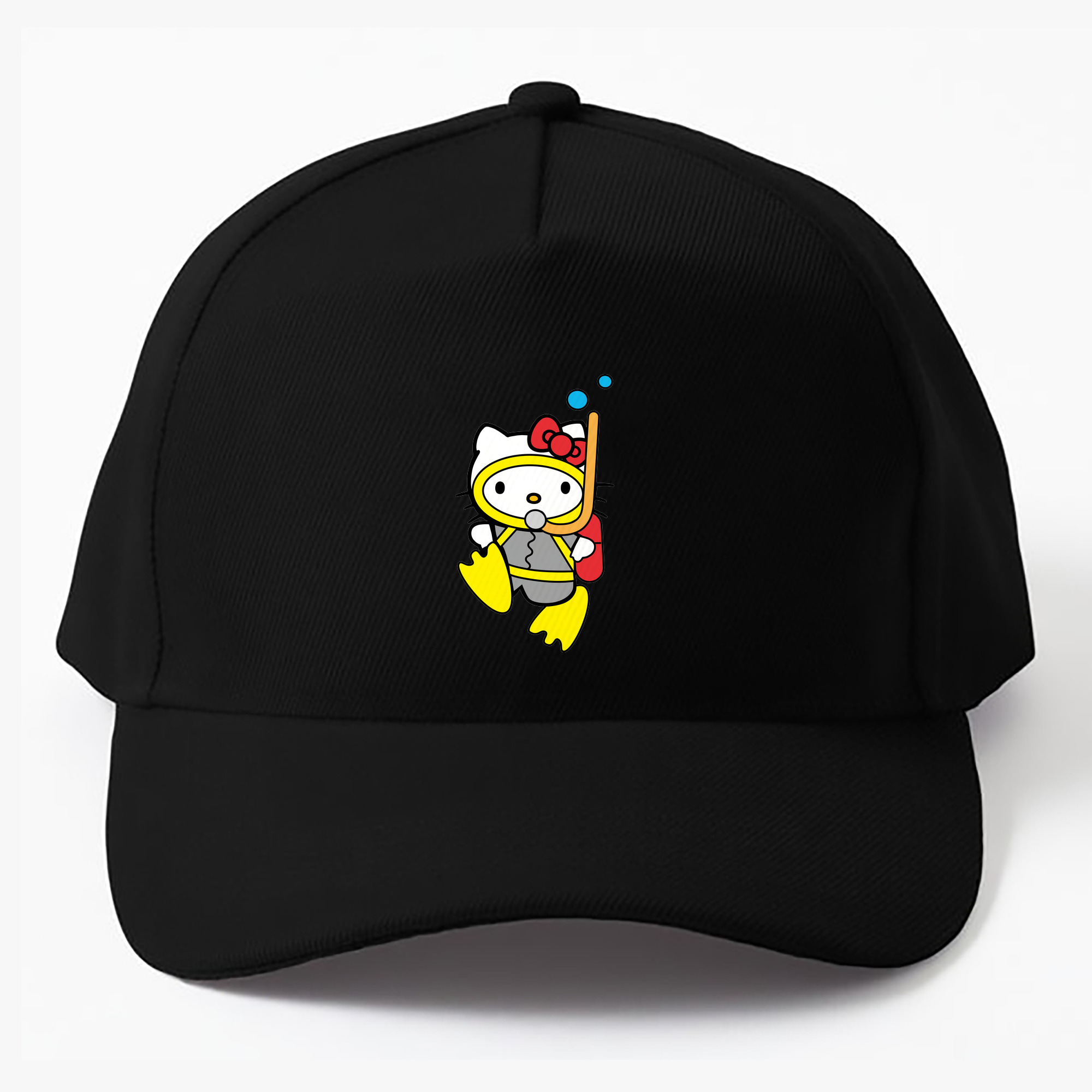 （画像用） Hello Kitty ハローキティ ベースボールキャップ 綿100％ 男女兼用 帽子 スポーツ
