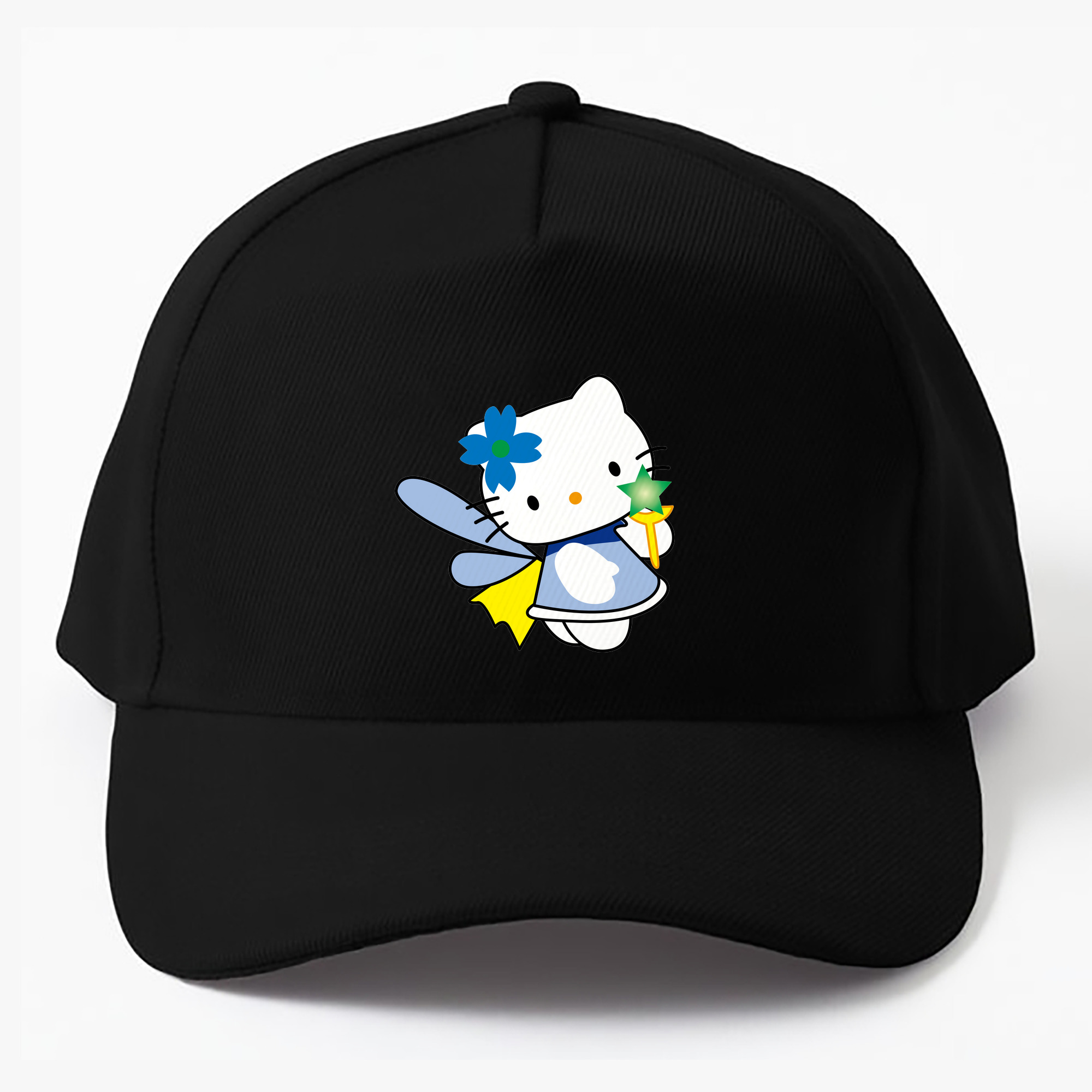 （画像用） Hello Kitty ハローキティ ベースボールキャップ 綿100％ 男女兼用 帽子 スポーツ