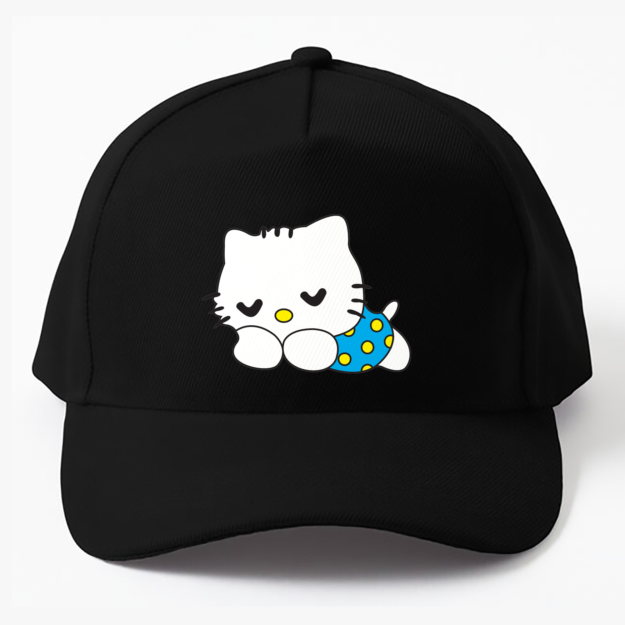 （画像用） Hello Kitty ハローキティ ベースボールキャップ 綿100％ 男女兼用 帽子 スポーツ