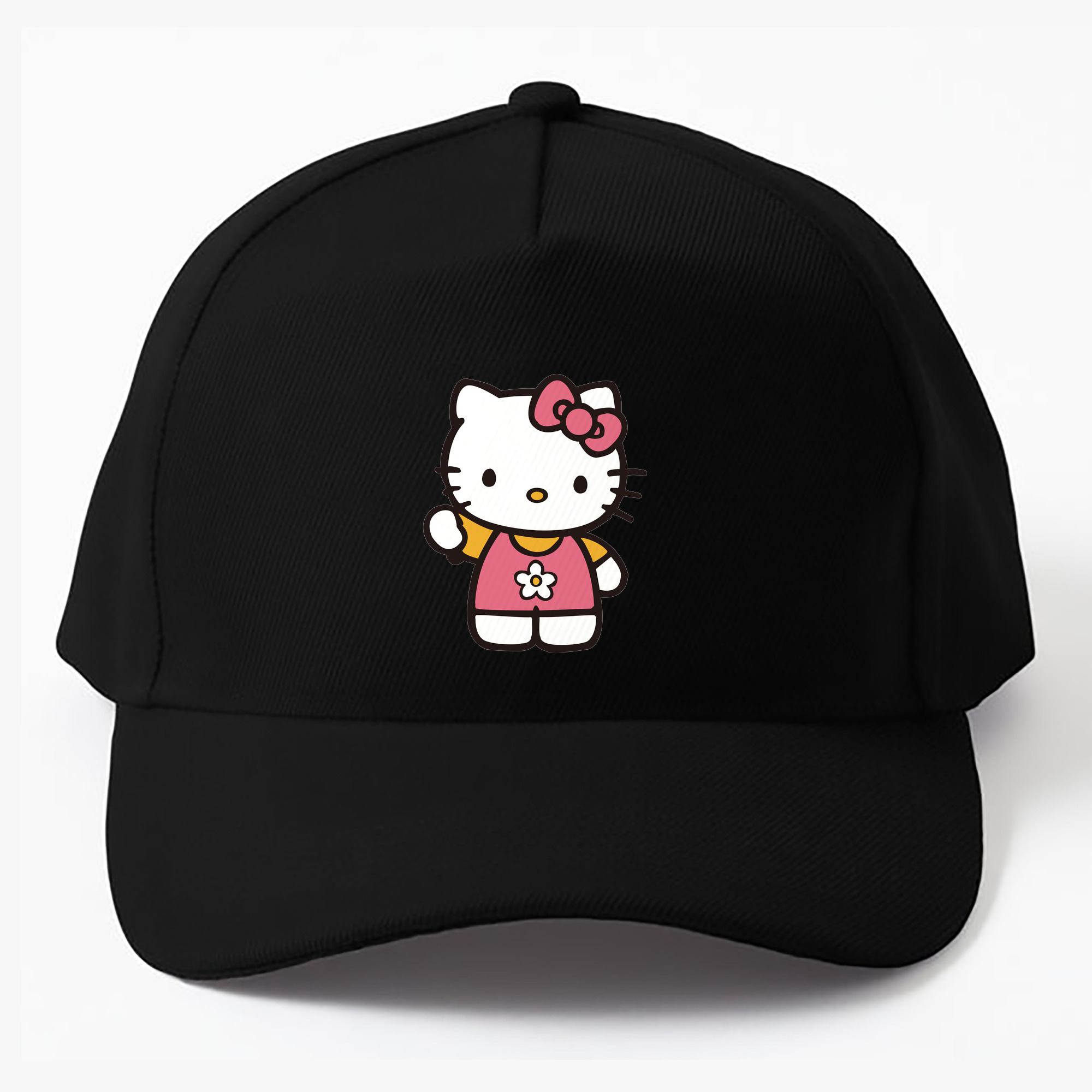 （画像用） Hello Kitty ハローキティ ベースボールキャップ 綿100％ 男女兼用 帽子 スポーツ