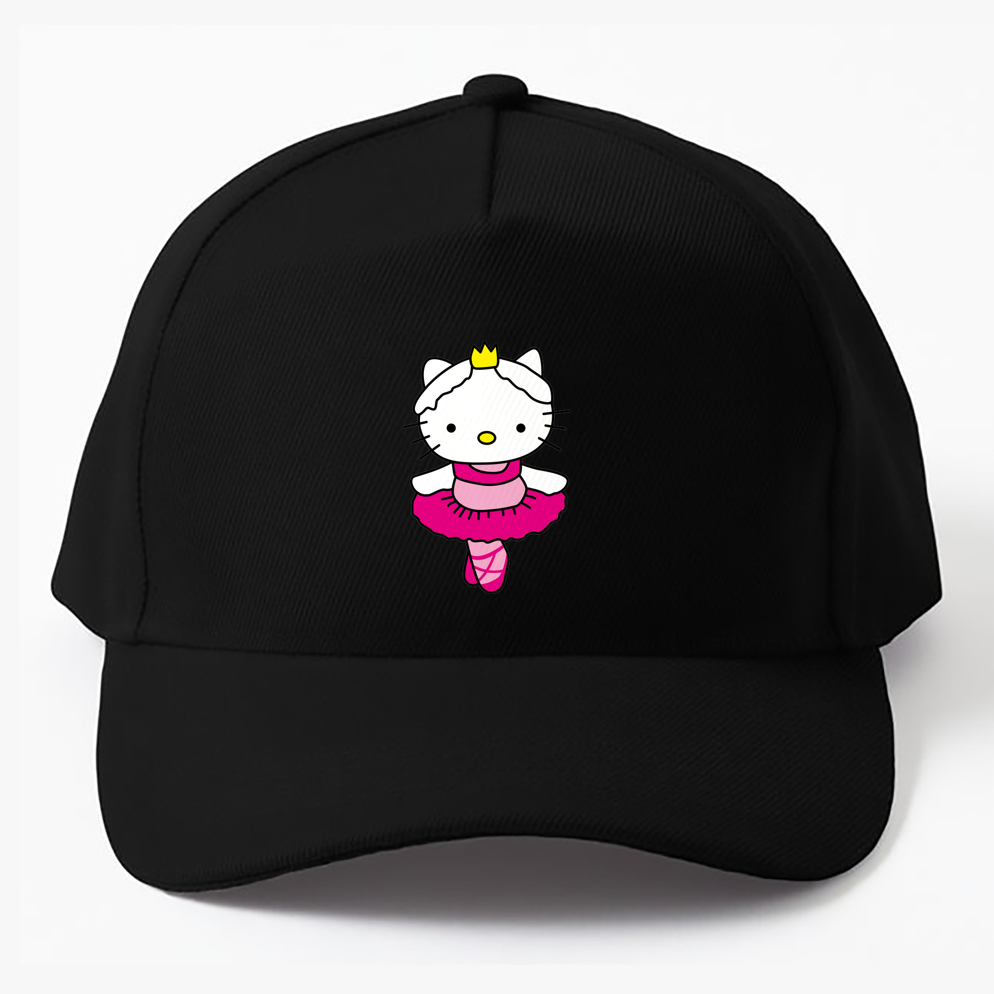 （画像用） Hello Kitty ハローキティ ベースボールキャップ 綿100％ 男女兼用 帽子 スポーツ