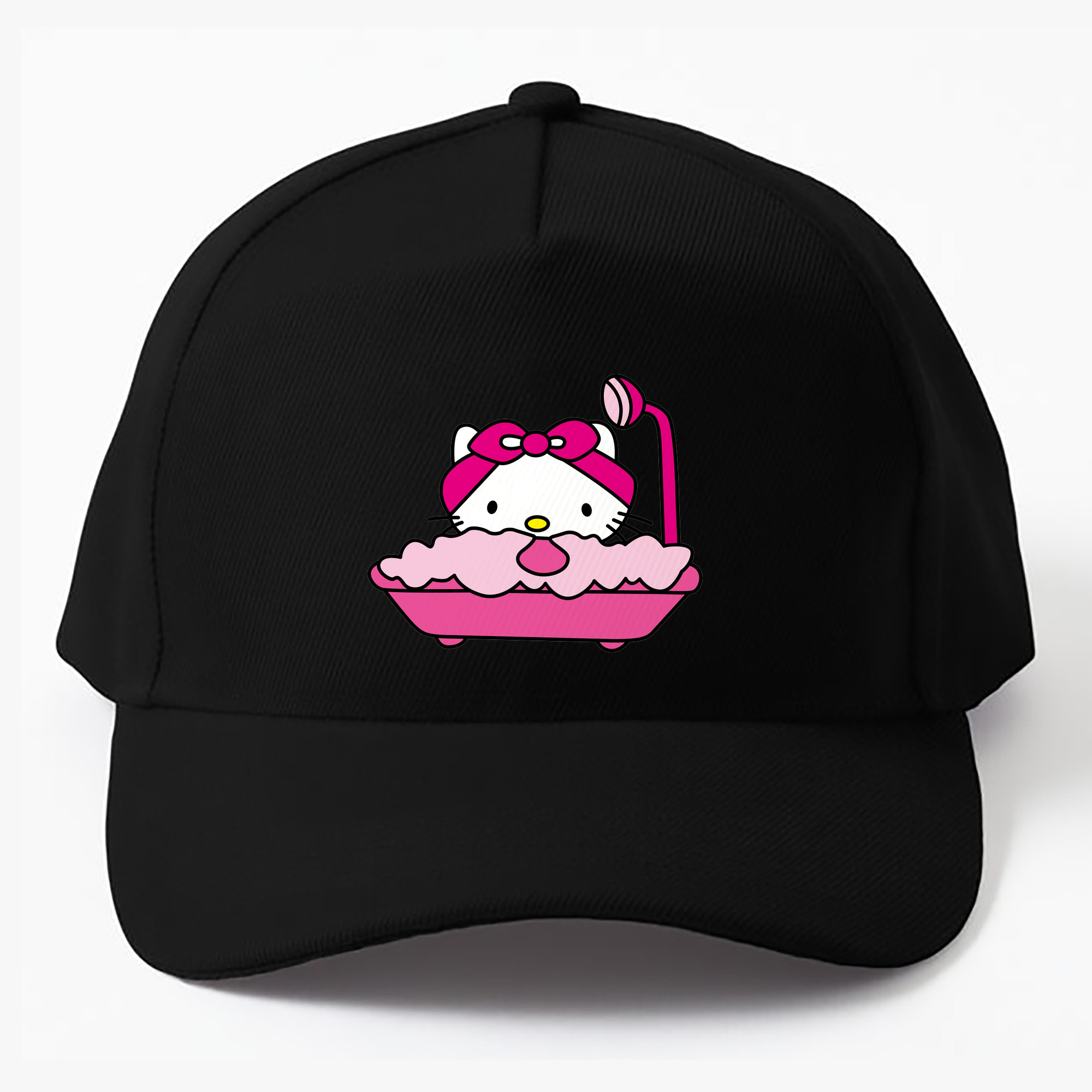（画像用） Hello Kitty ハローキティ ベースボールキャップ 綿100％ 男女兼用 帽子 スポーツ