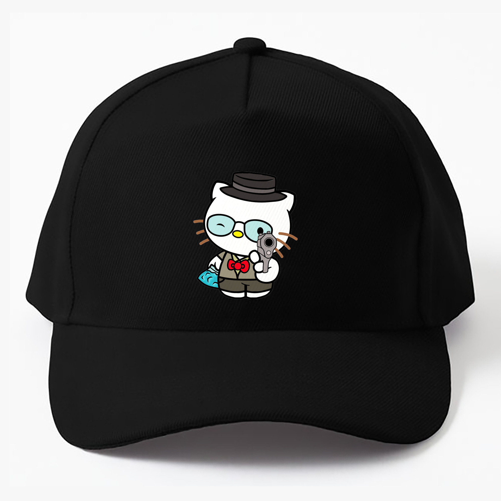 （画像用） Hello Kitty ハローキティ ベースボールキャップ 綿100％ 男女兼用 帽子 スポーツ