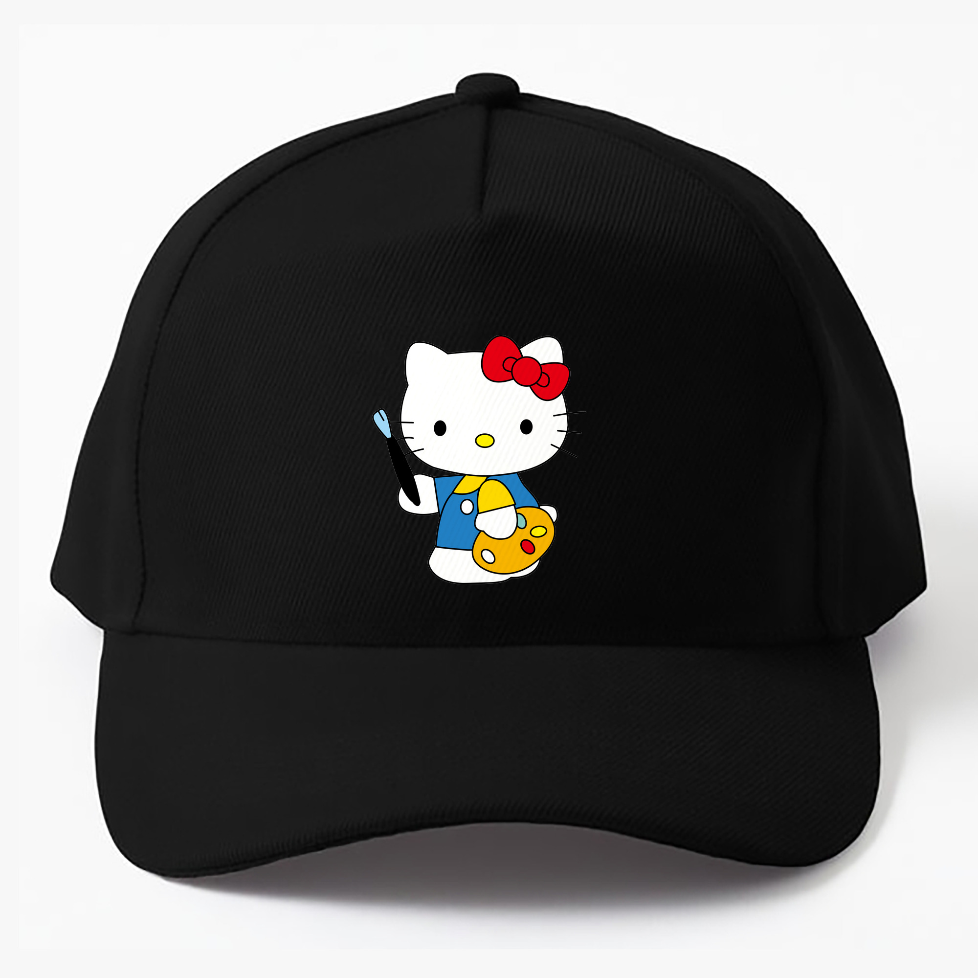 （画像用） Hello Kitty ハローキティ ベースボールキャップ 綿100％ 男女兼用 帽子 スポーツ