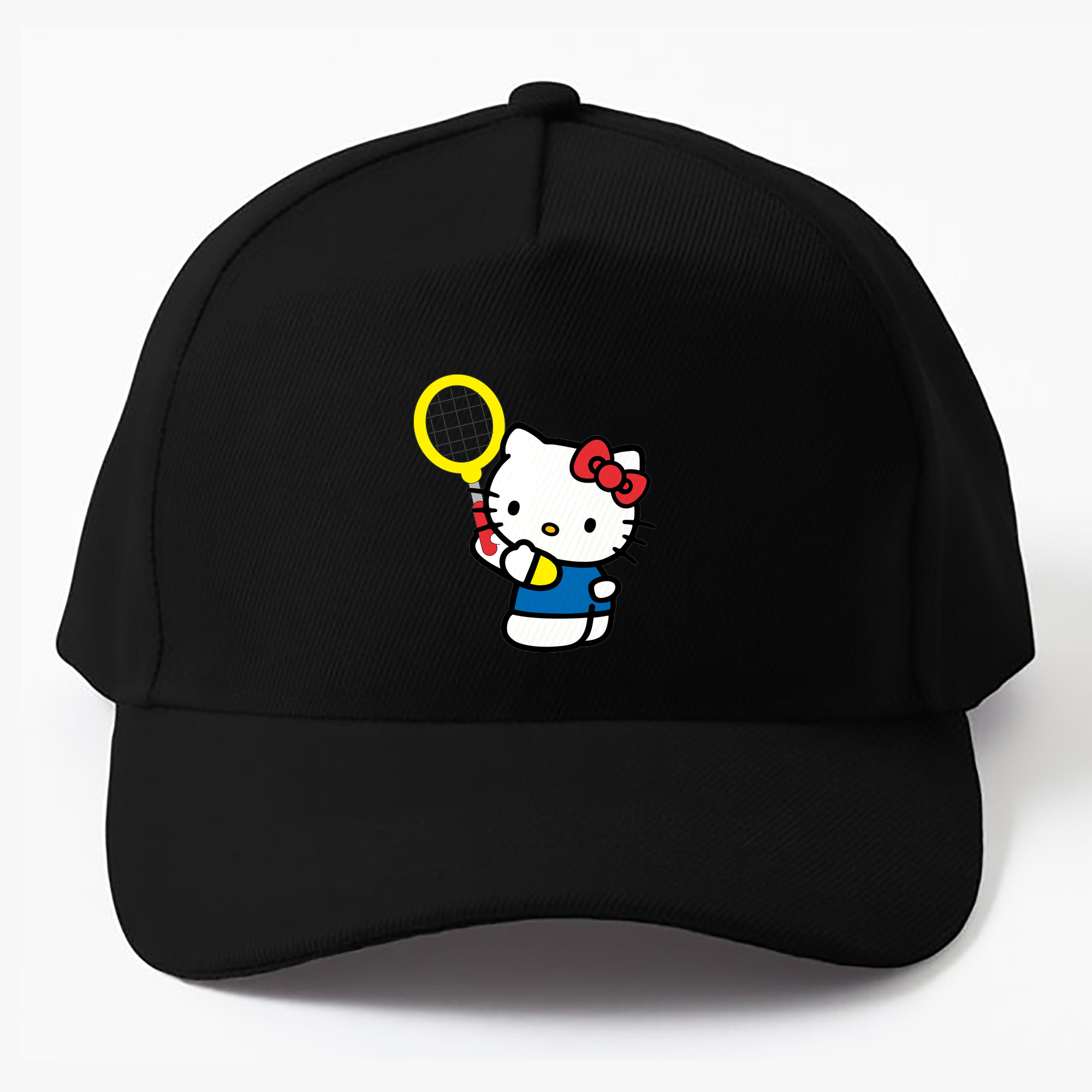 （画像用） Hello Kitty ハローキティ ベースボールキャップ 綿100％ 男女兼用 帽子 スポーツ