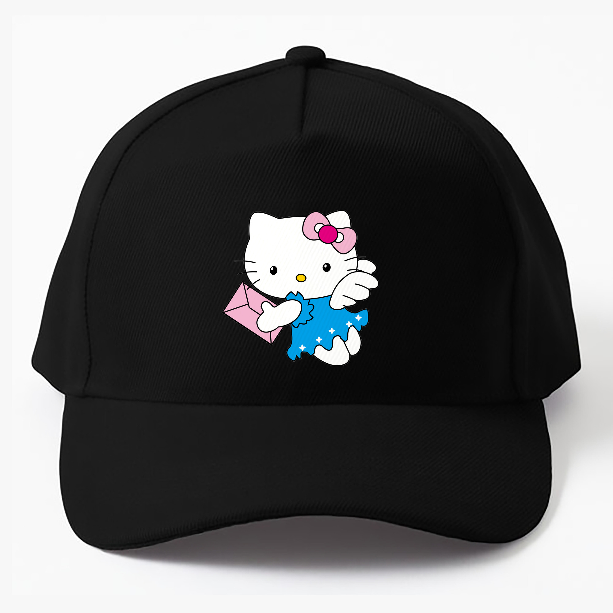 （画像用） Hello Kitty ハローキティ ベースボールキャップ 綿100％ 男女兼用 帽子 スポーツ