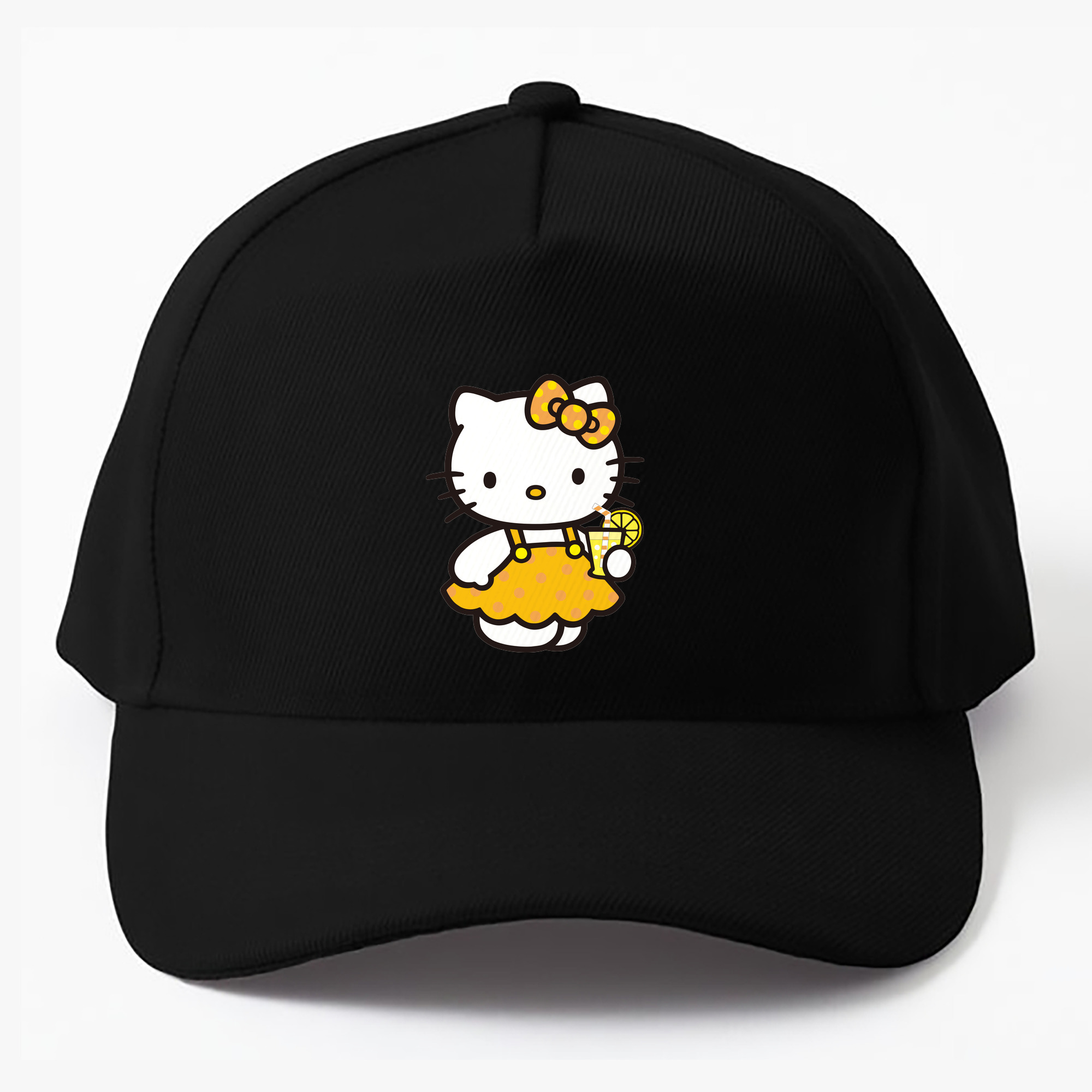 （画像用） Hello Kitty ハローキティ ベースボールキャップ 綿100％ 男女兼用 帽子 スポーツ