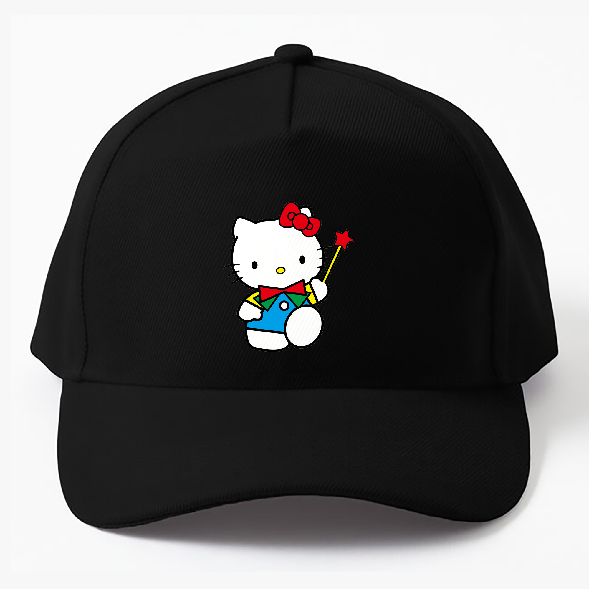 （画像用） Hello Kitty ハローキティ ベースボールキャップ 綿100％ 男女兼用 帽子 スポーツ