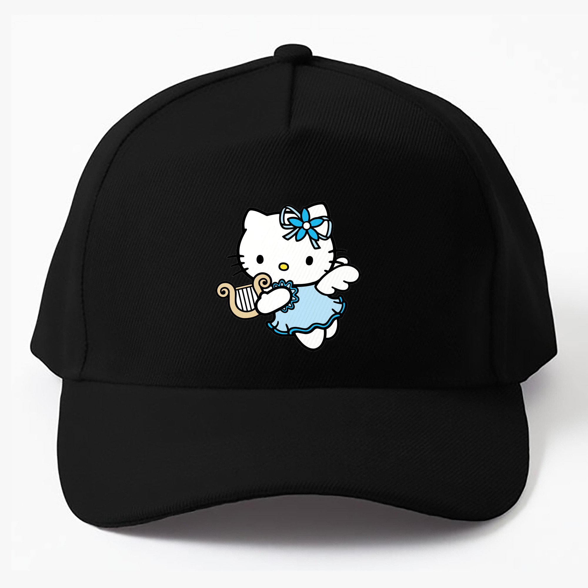 （画像用） Hello Kitty ハローキティ ベースボールキャップ 綿100％ 男女兼用 帽子 スポーツ