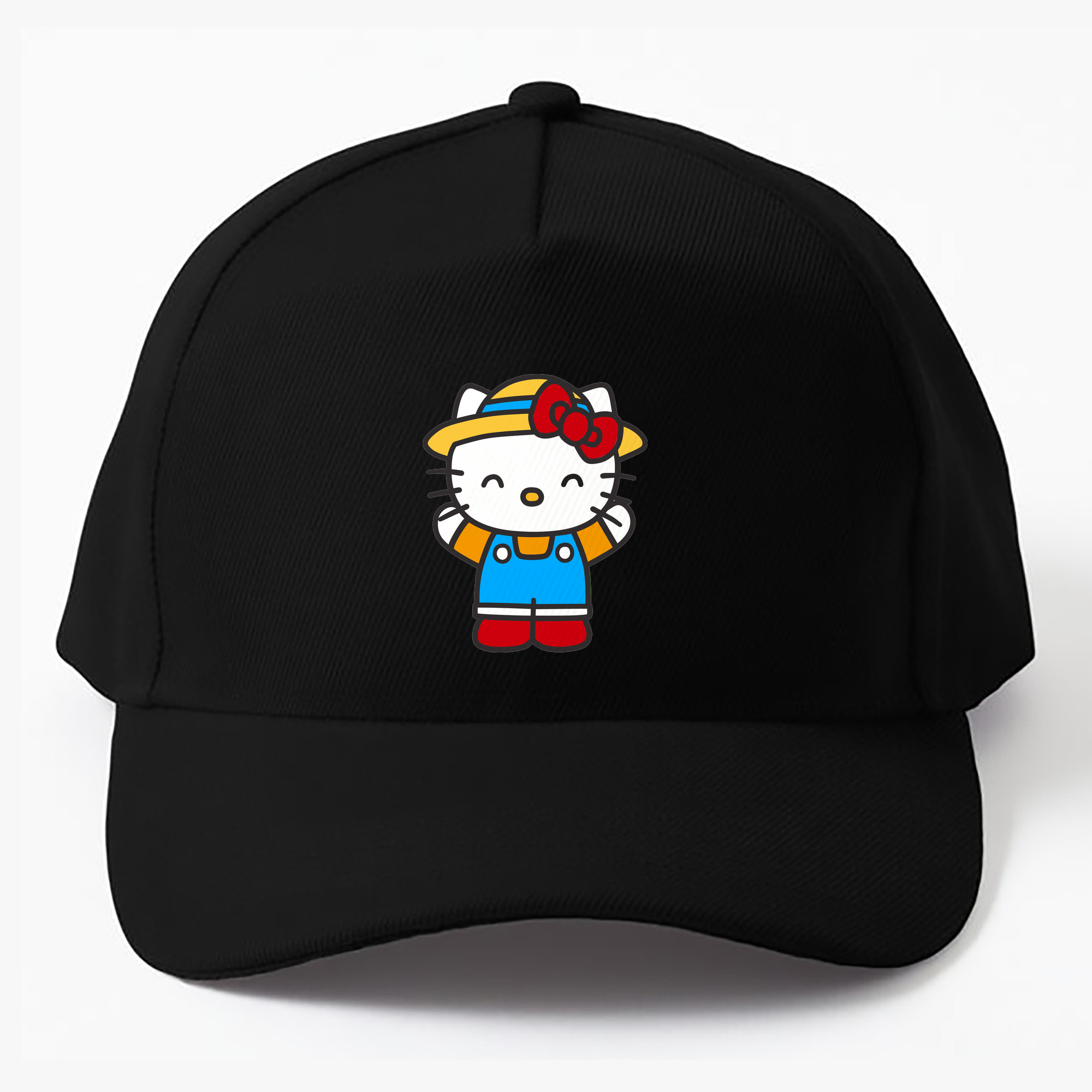 （画像用） Hello Kitty ハローキティ ベースボールキャップ 綿100％ 男女兼用 帽子 スポーツ