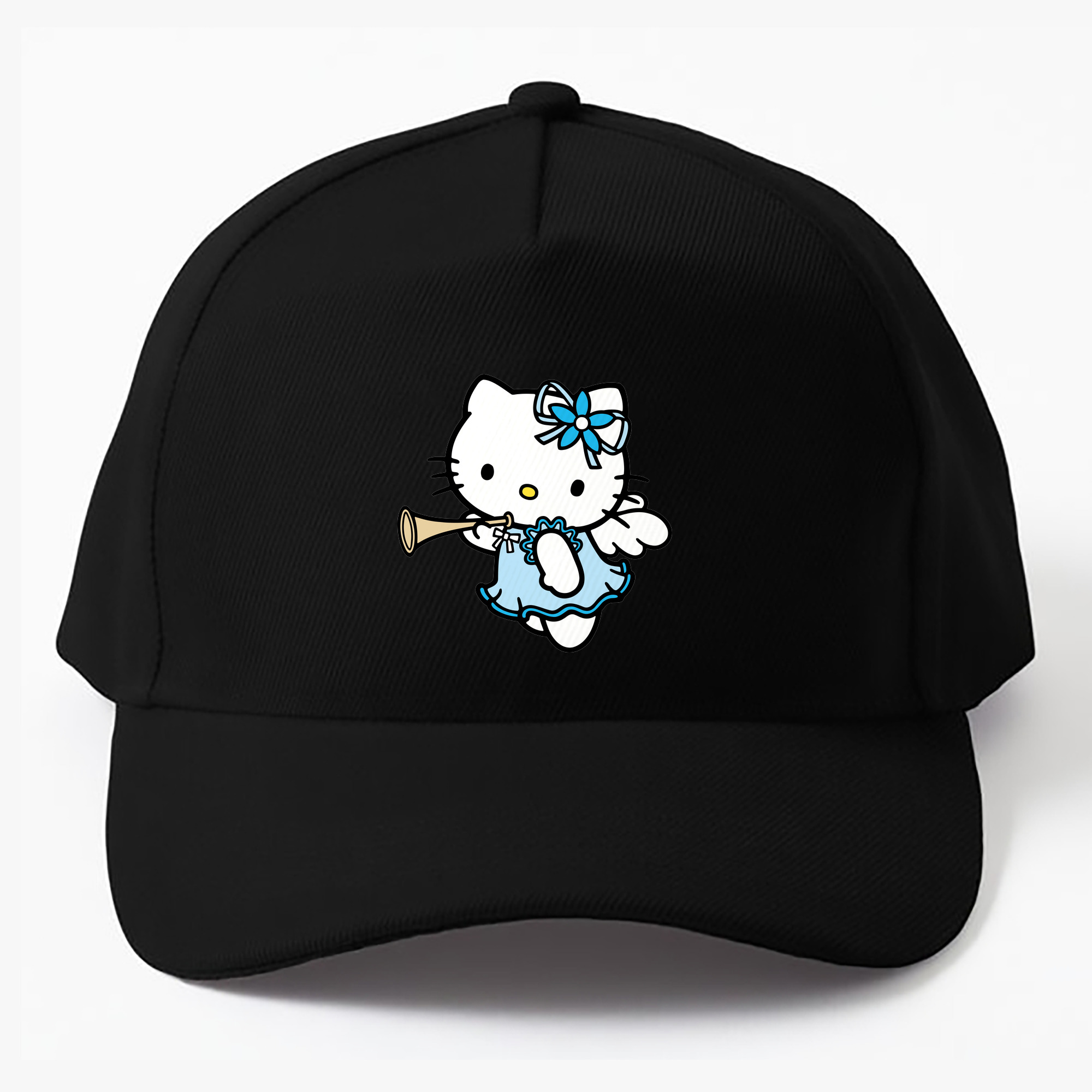 （画像用） Hello Kitty ハローキティ ベースボールキャップ 綿100％ 男女兼用 帽子 スポーツ