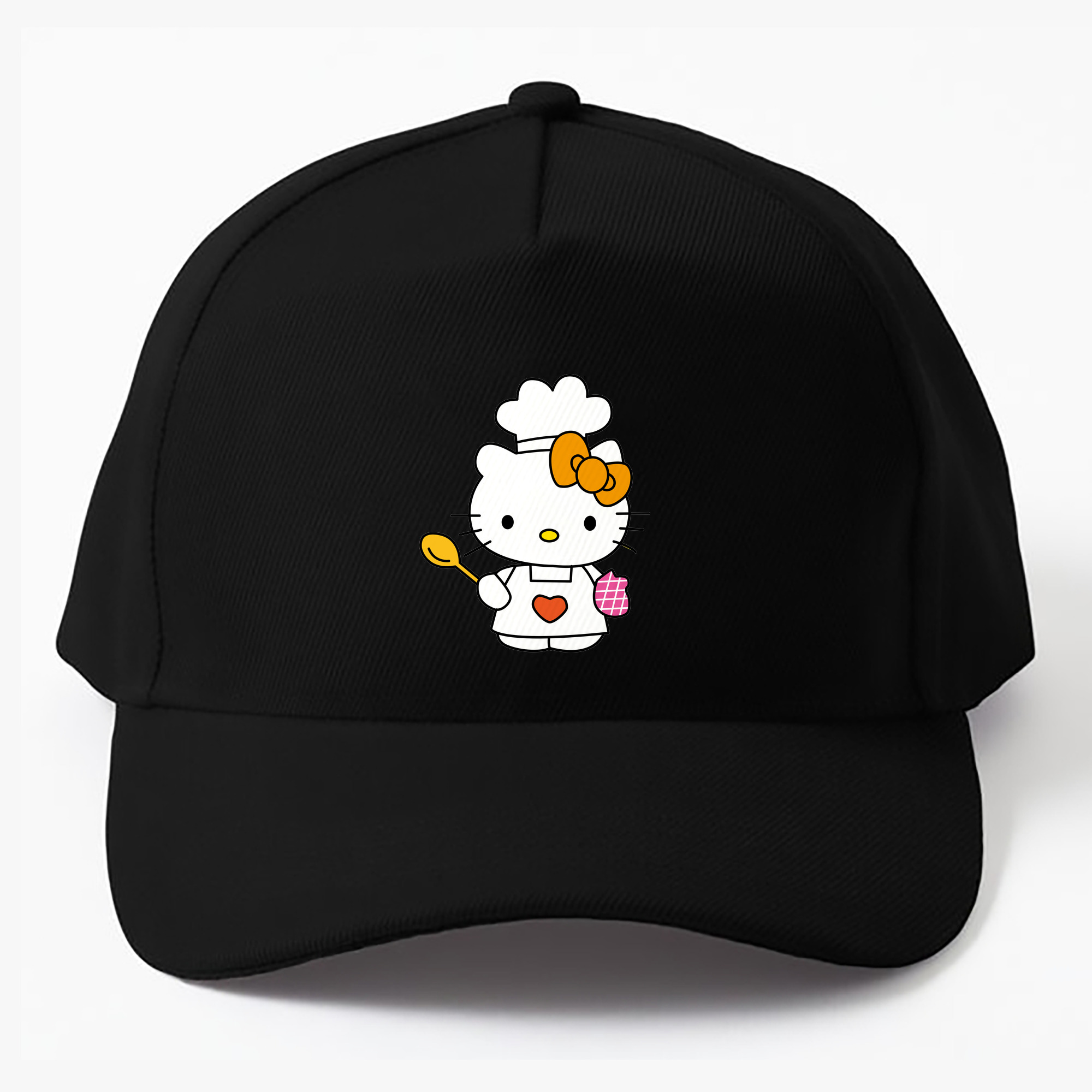 （画像用） Hello Kitty ハローキティ ベースボールキャップ 綿100％ 男女兼用 帽子 スポーツ
