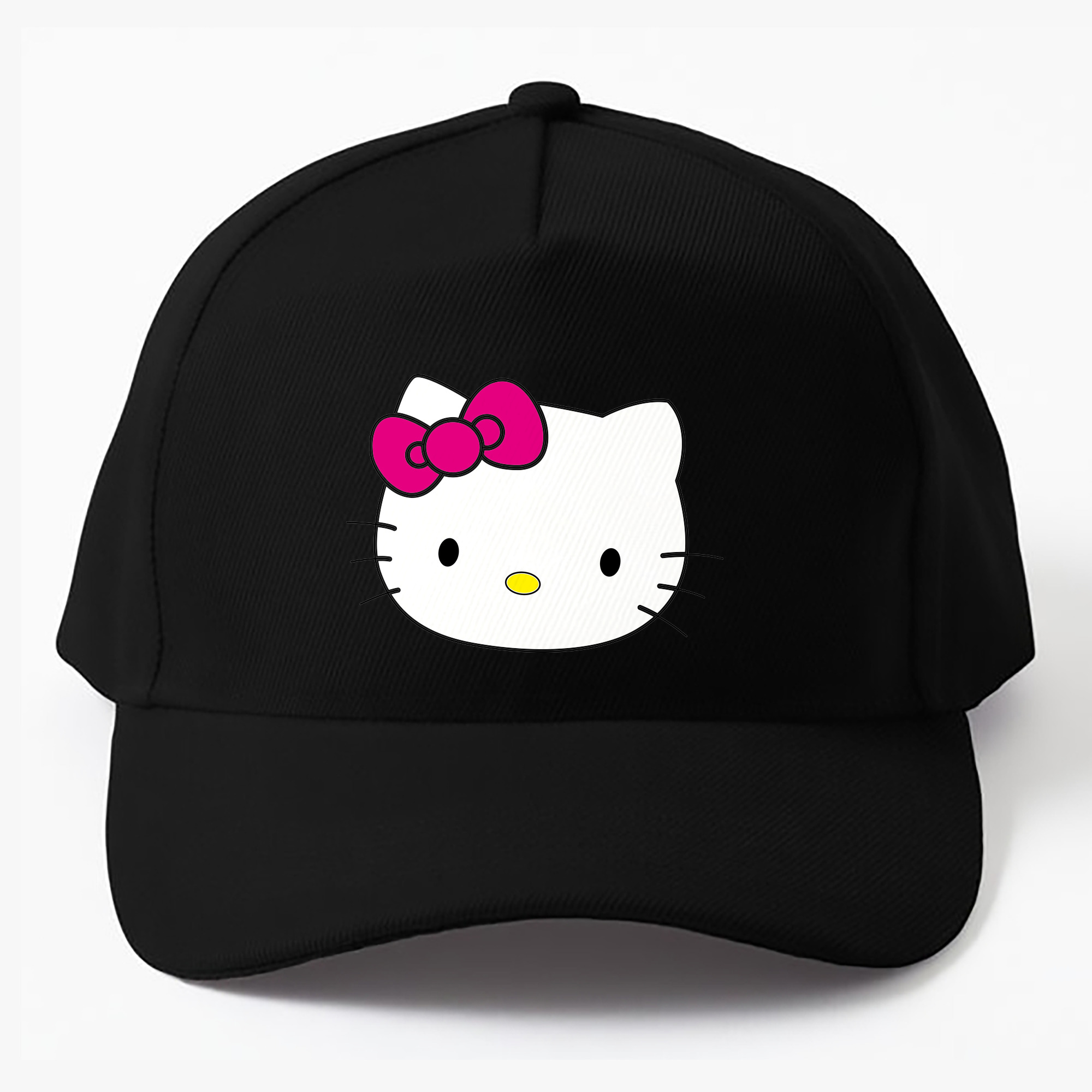 （画像用） Hello Kitty ハローキティ ベースボールキャップ 綿100％ 男女兼用 帽子 スポーツ